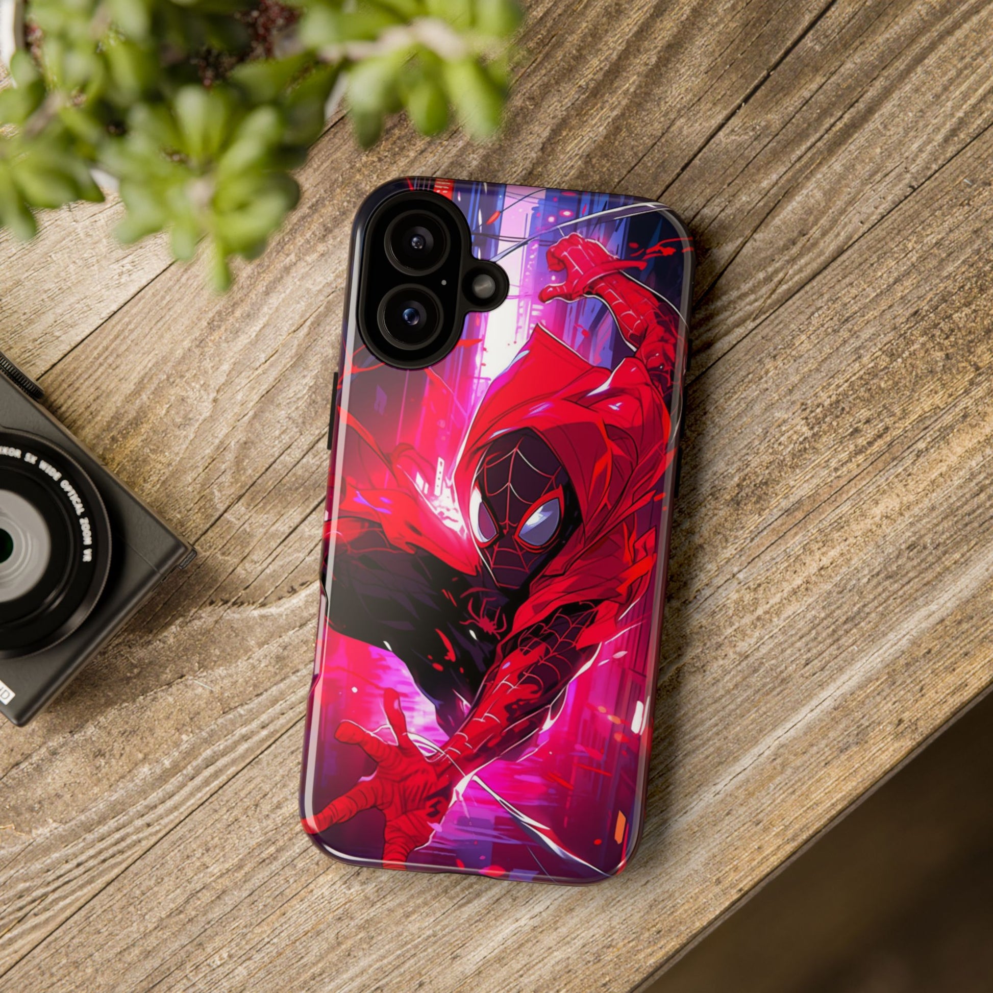 Miles Morales Spiderman Phone Case, Tough Cases for iPhones, Samsung, and Pixel
