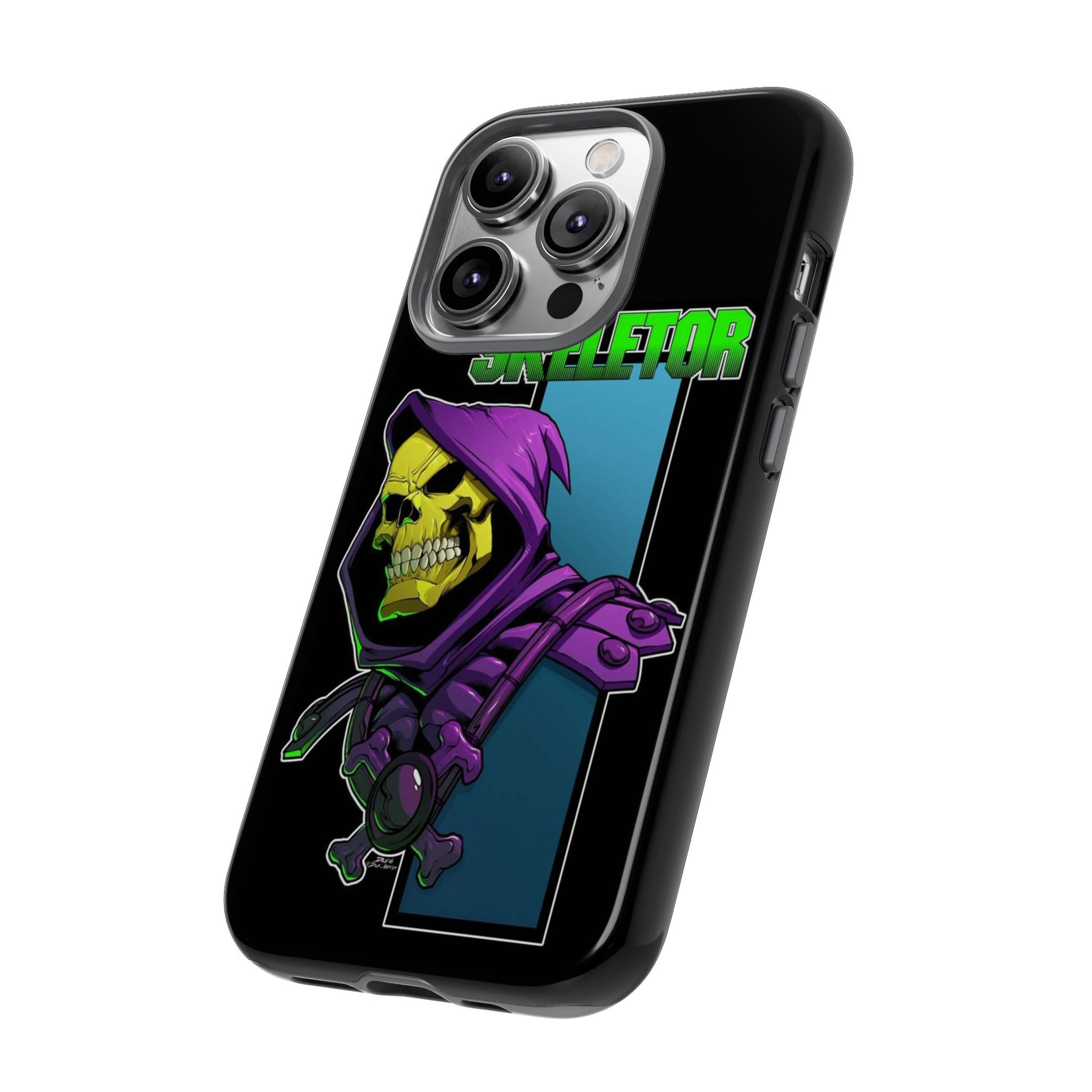 Skeletor Tough Cases for iPhones, Samsung, and Pixel