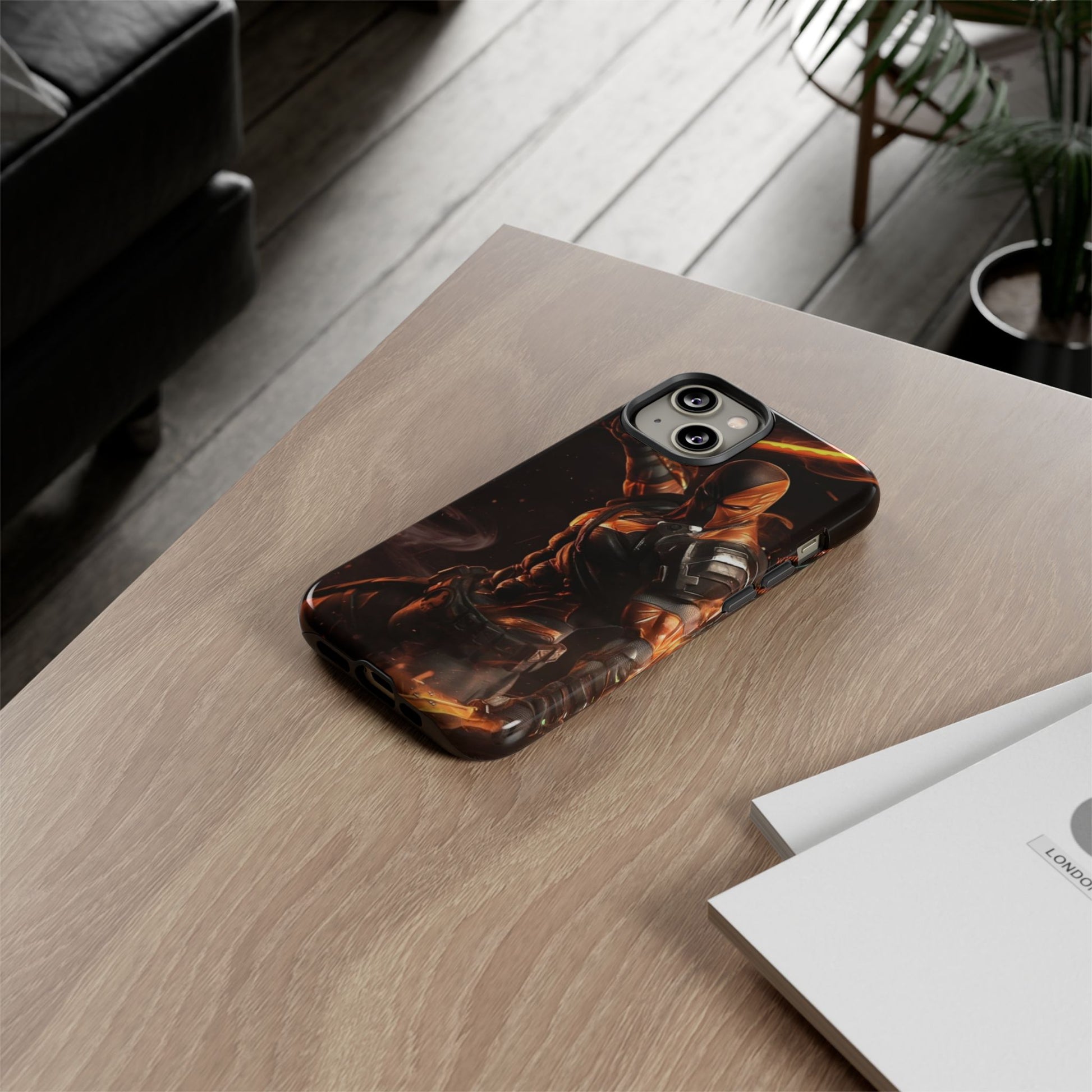 DC Comics Death Stroke Tough Cases for iPhones, Samsung, and Pixel
