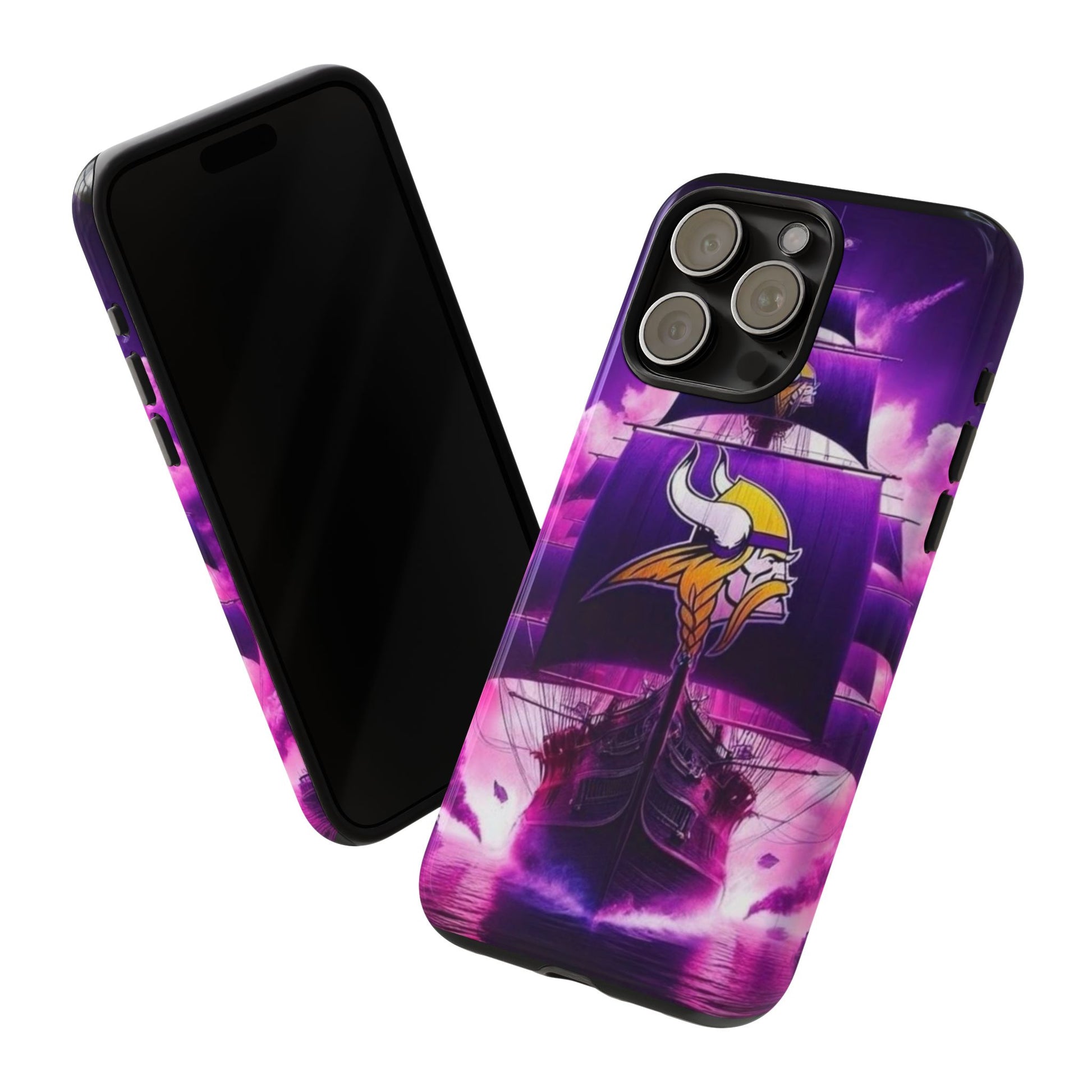 Minnesota Vikings Ship Football Phone Case, Tough Cases for iPhones, Samsung, and Pixel