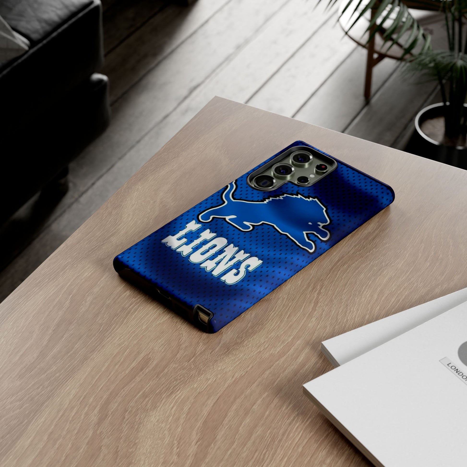 Detroit Lions Football Jersey Phone Case, Tough Cases for iPhones, Samsung, and Pixel