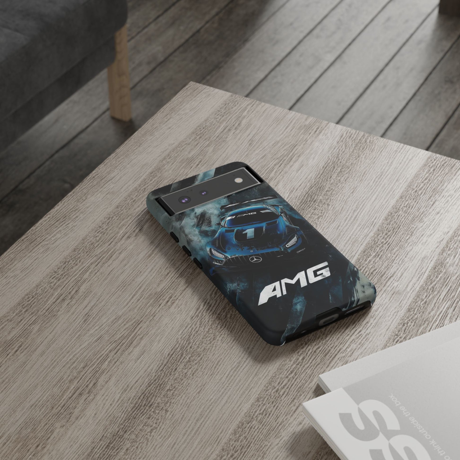 Mercedes AMG Racing Car Tough Cases for iPhones, Samsung, and Pixel
