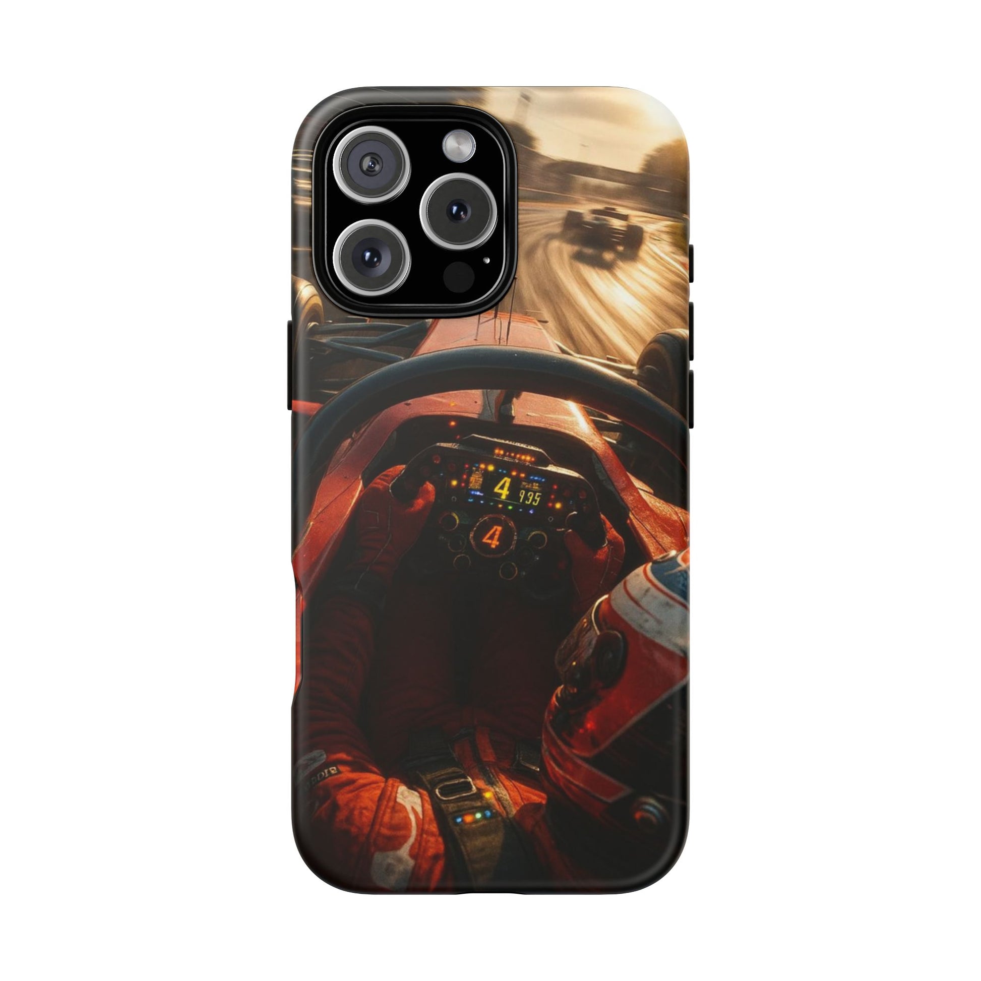 Formula 1 Cockpit Phone Case, Tough Cases for iPhones, Samsung, and Pixel