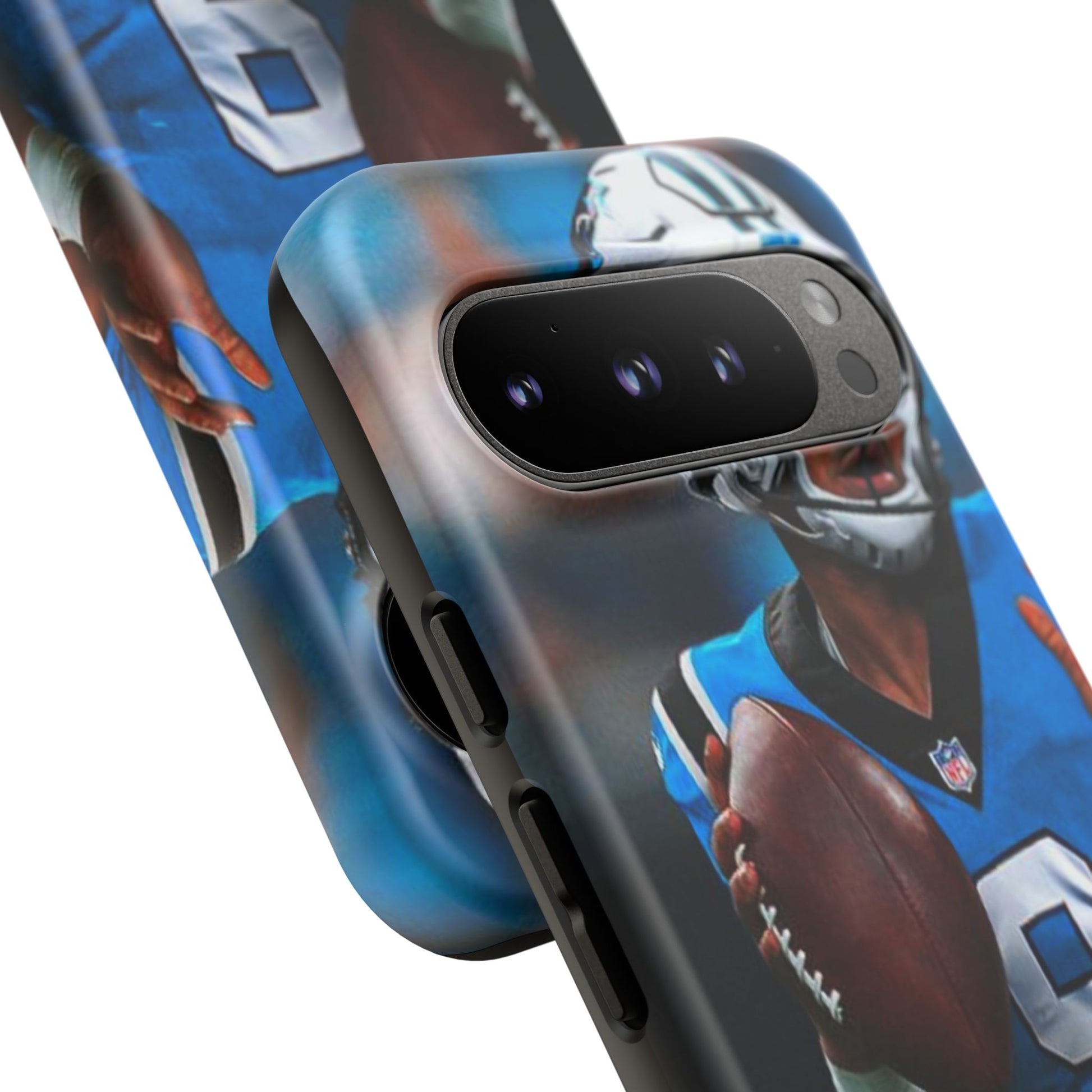 Carolina Panthers Bryce Young Football Tough Cases for iPhones, Samsung, and Pixel