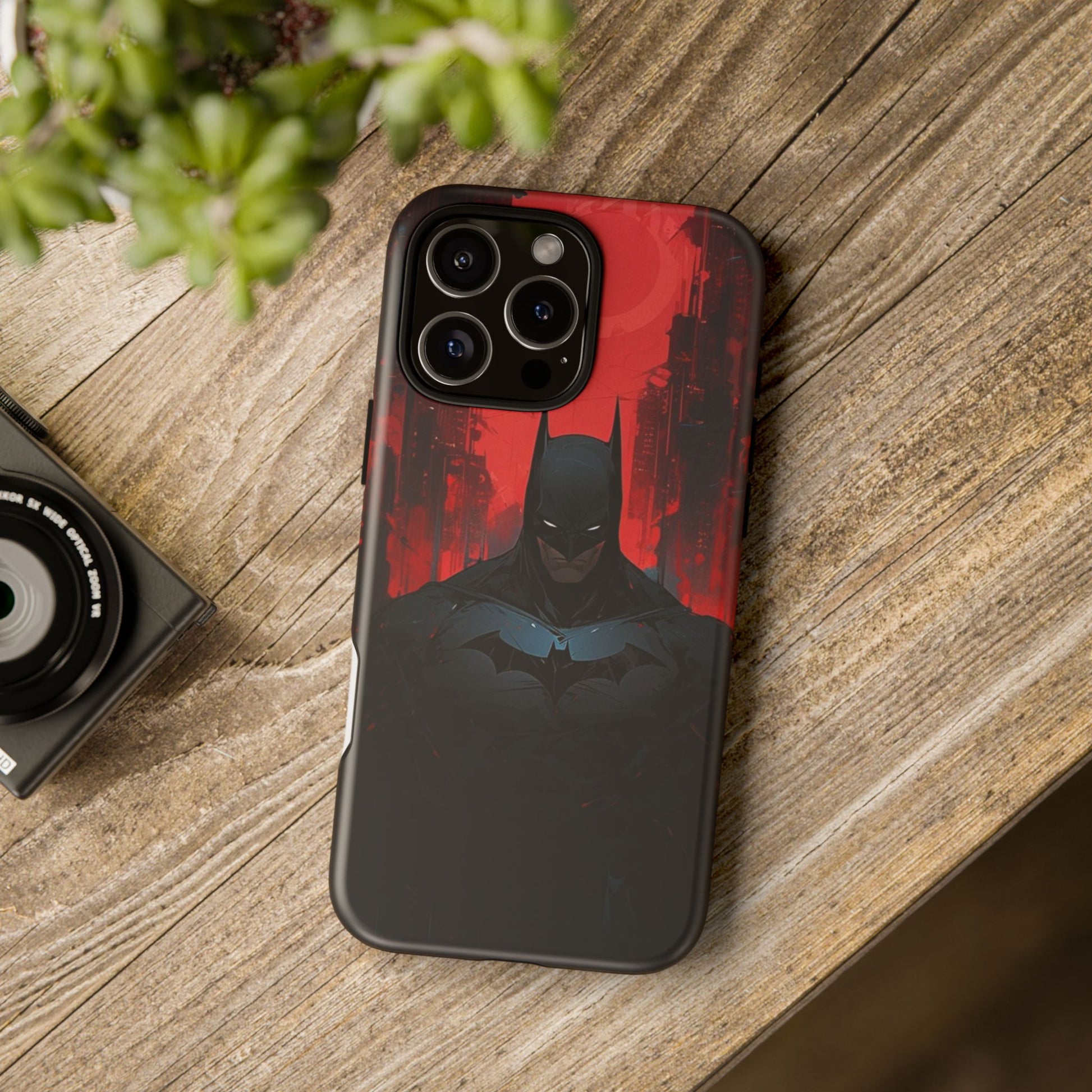 The Dark Knight Batman Tough Cases for iPhones, Samsung, and Pixel