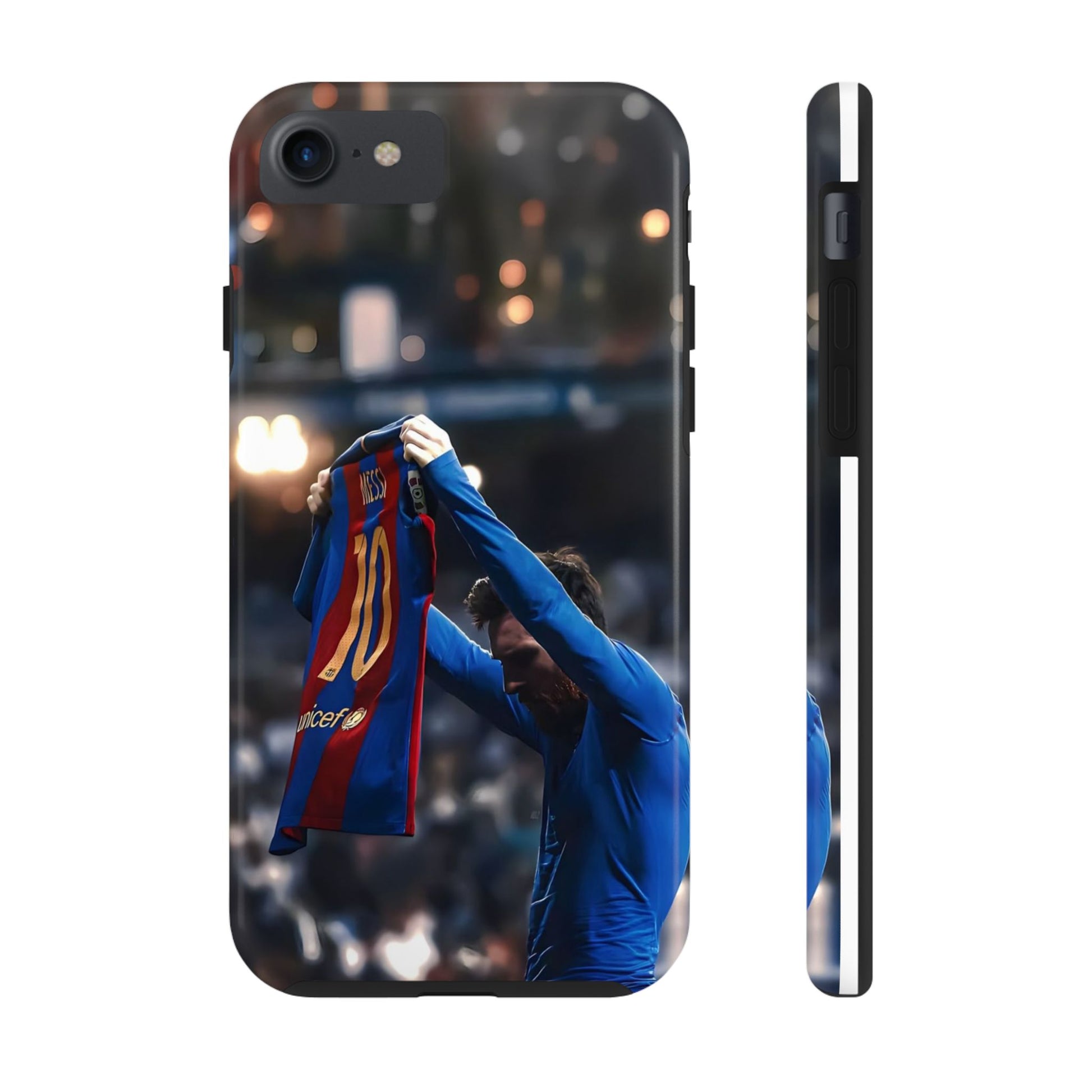 Soccer Champ Messi Tough Phone Cases for Iphones & Samsung Phones Durable