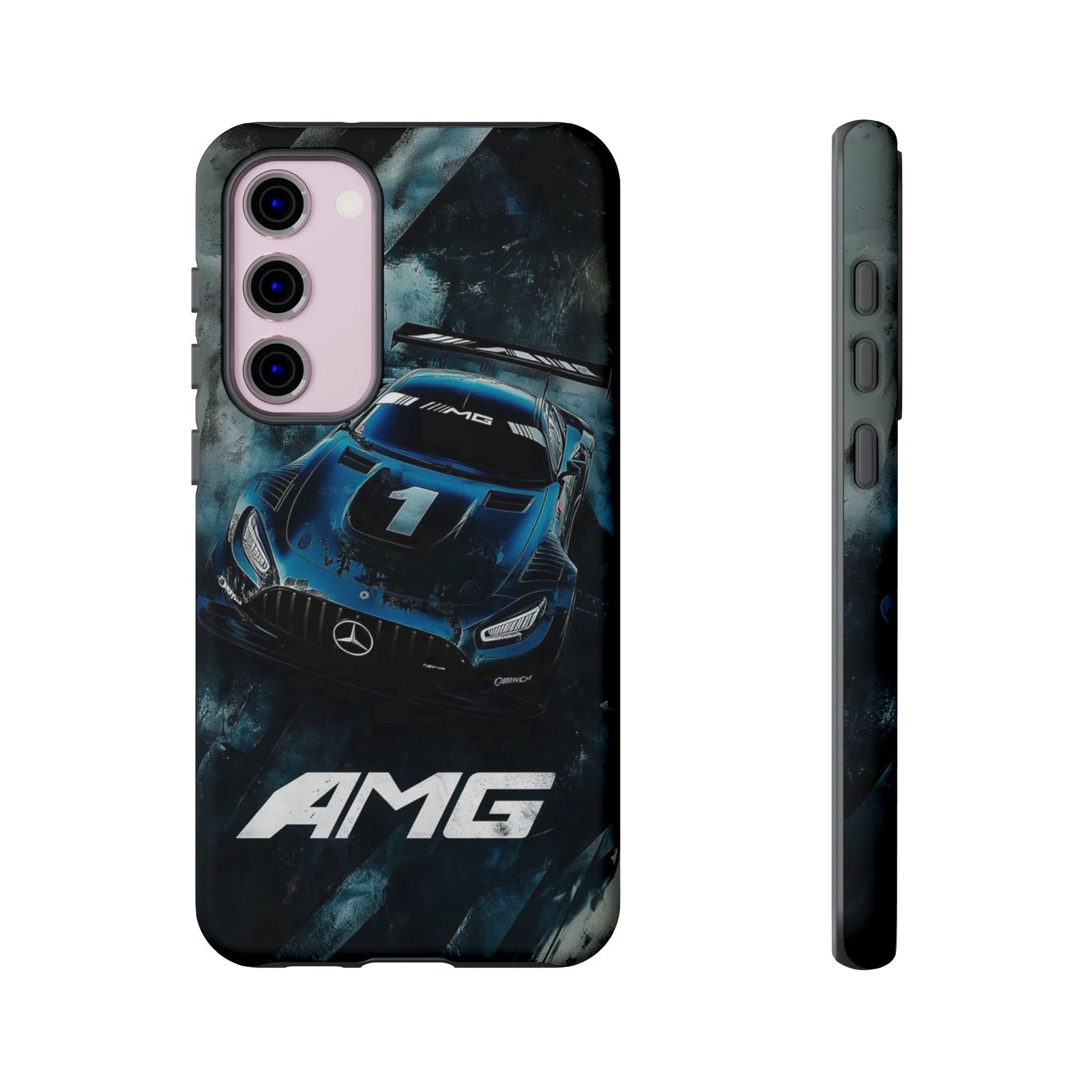 Mercedes AMG Racing Car Tough Cases for iPhones, Samsung, and Pixel