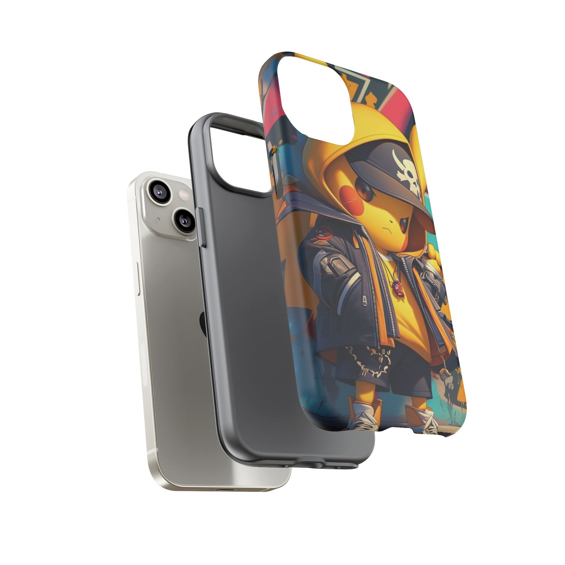 Cute Poke Bear Phone Case, Tough Cases for iPhones, Samsung, and Pixel