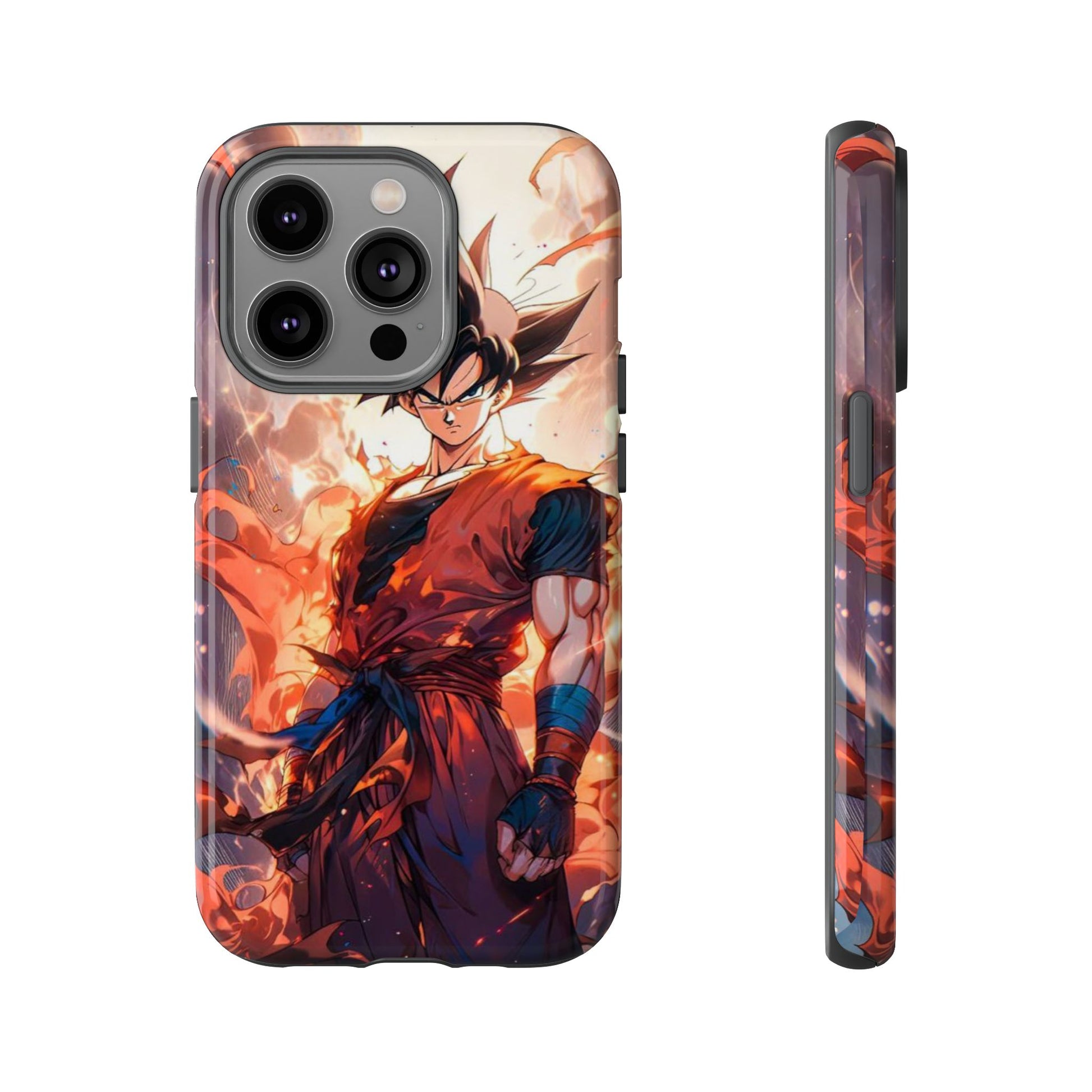 Anime Manga Dragon Ball Z Goku Tough Cases for iPhones, Samsung, and Pixel