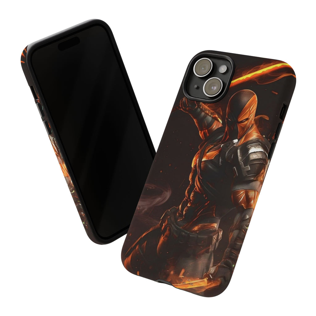 DC Comics Death Stroke Tough Cases for iPhones, Samsung, and Pixel