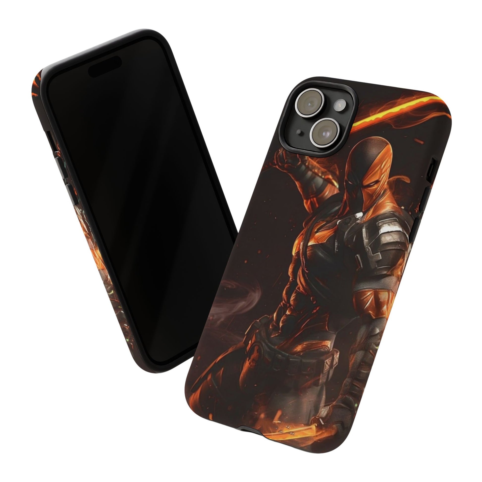 DC Comics Death Stroke Tough Cases for iPhones, Samsung, and Pixel