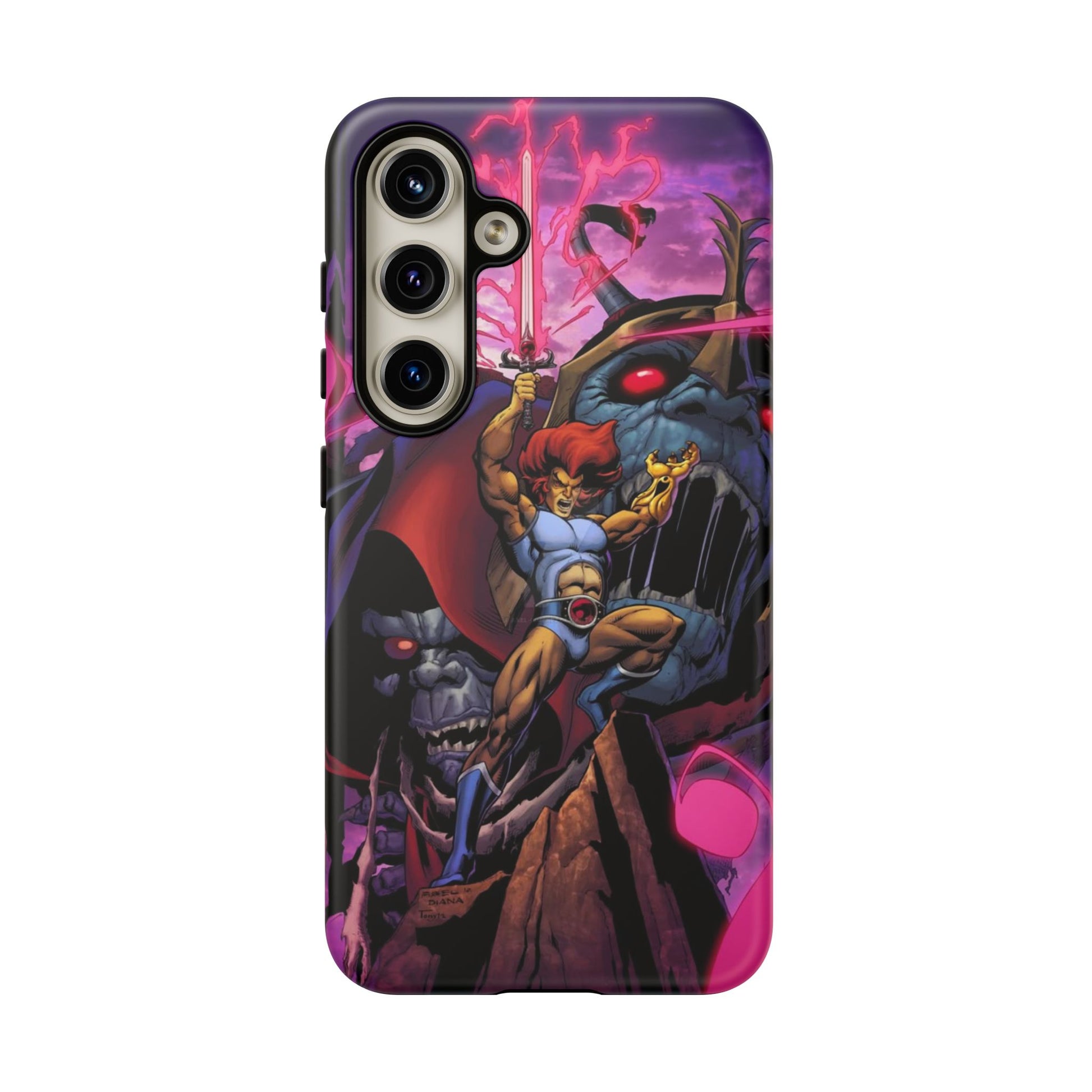 Thundercats Lion O x Mumra Tough Cases for iPhones, Samsung, and Pixel