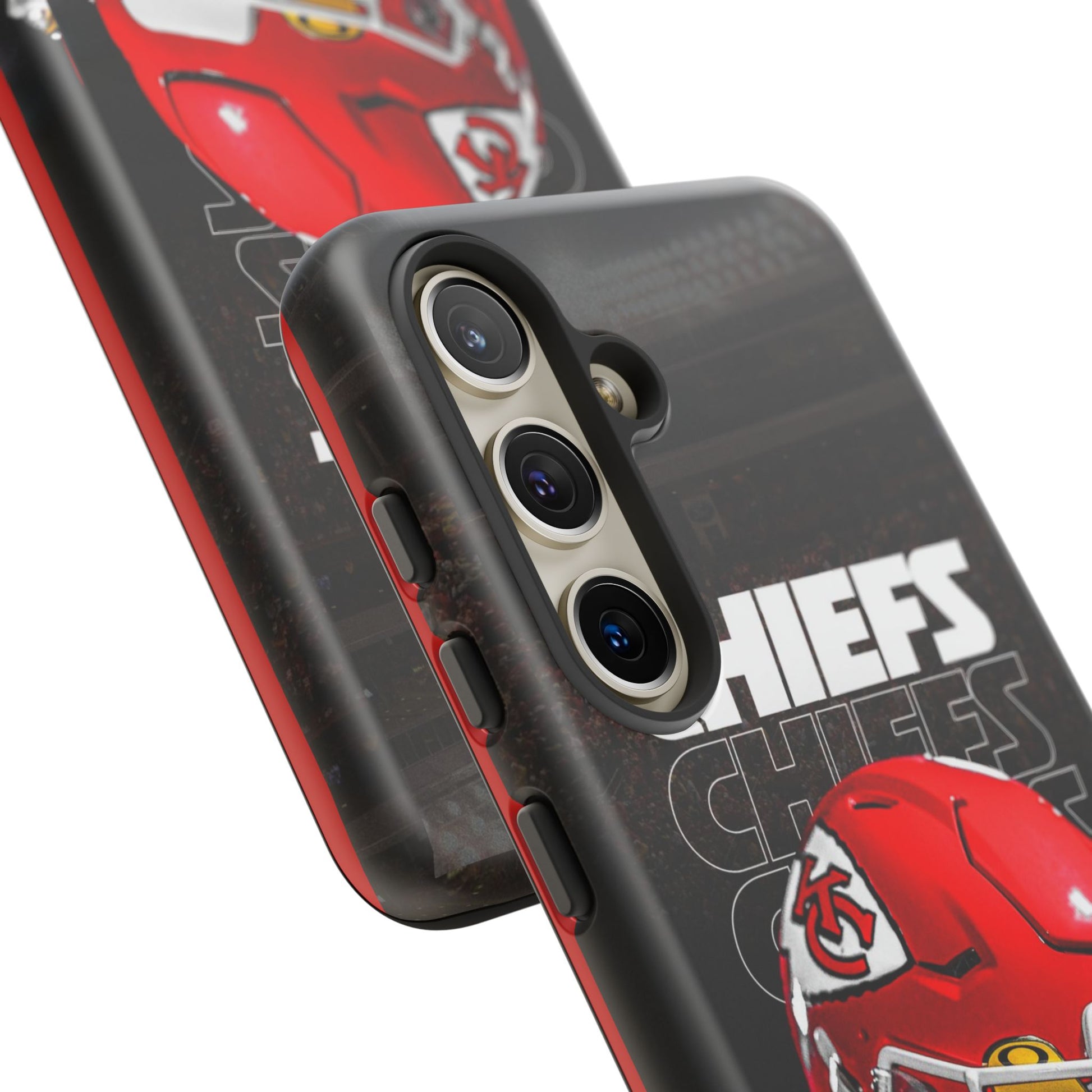 Kansas City Chiefs Football Helmet Logo Tough Cases for iPhones, Samsung, and Pixel