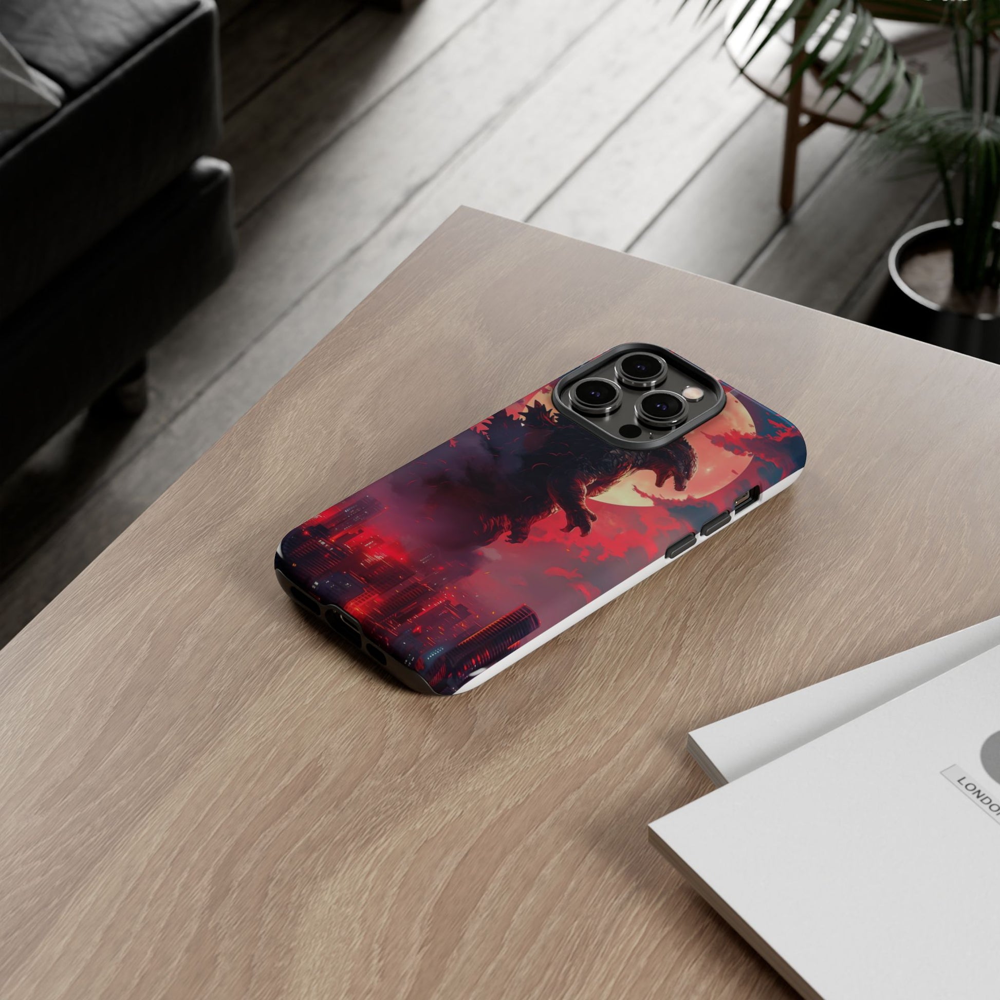King of Monsters Godzilla Tough Phone Cases for iPhones, Samsung, and Pixel