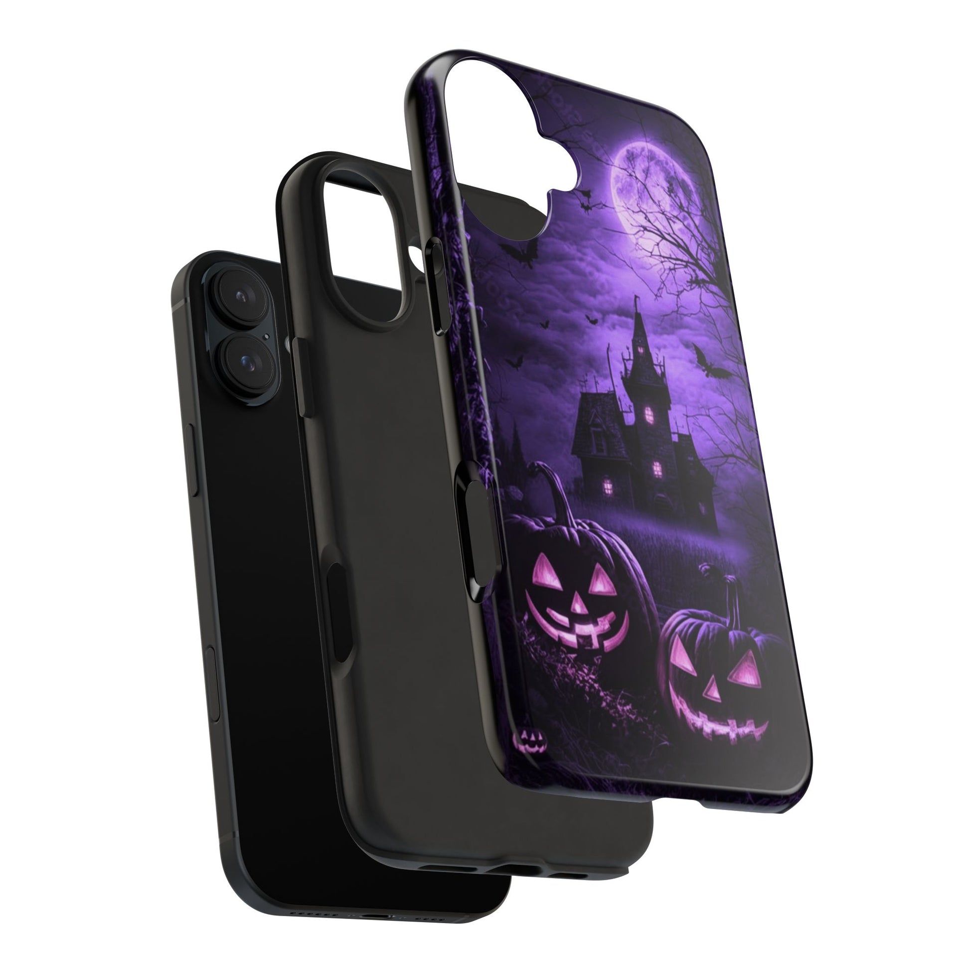 Haunted House Halloween Theme Phone Cases for iPhones & Samsung Phones