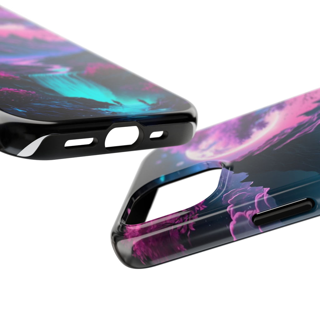Cherry Blossoms in Japan Themed Tough Phone Cases for Iphones & Samsung Phones