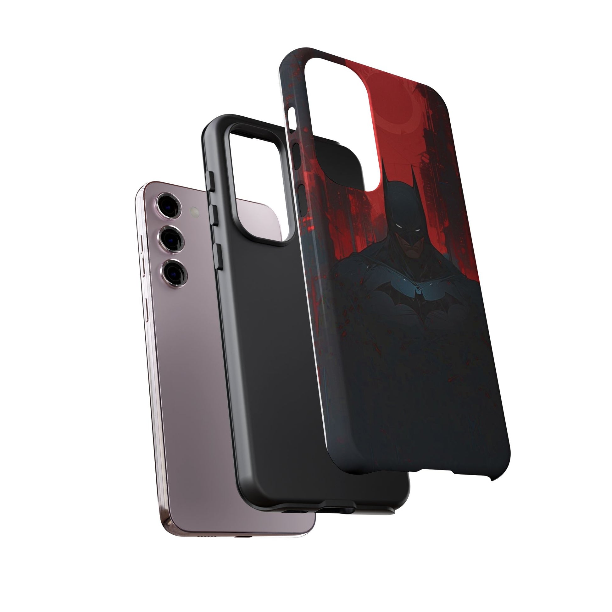 The Dark Knight Batman Tough Cases for iPhones, Samsung, and Pixel