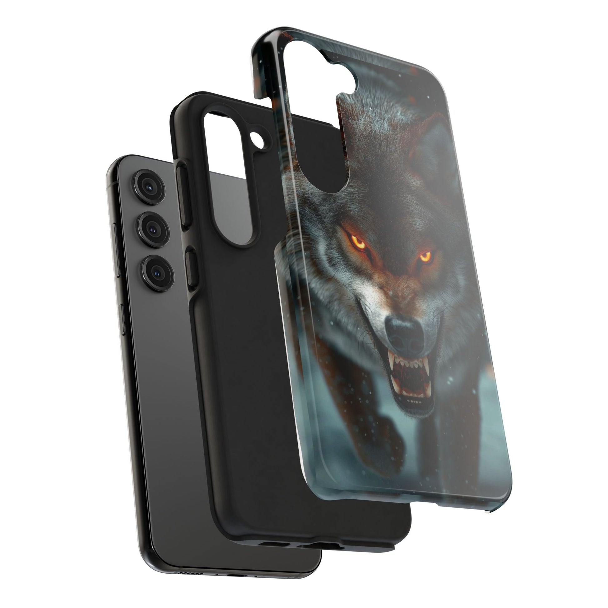 Alpha Male Wolf Themed Tough Phone Cases for Iphones & Samsung Phones