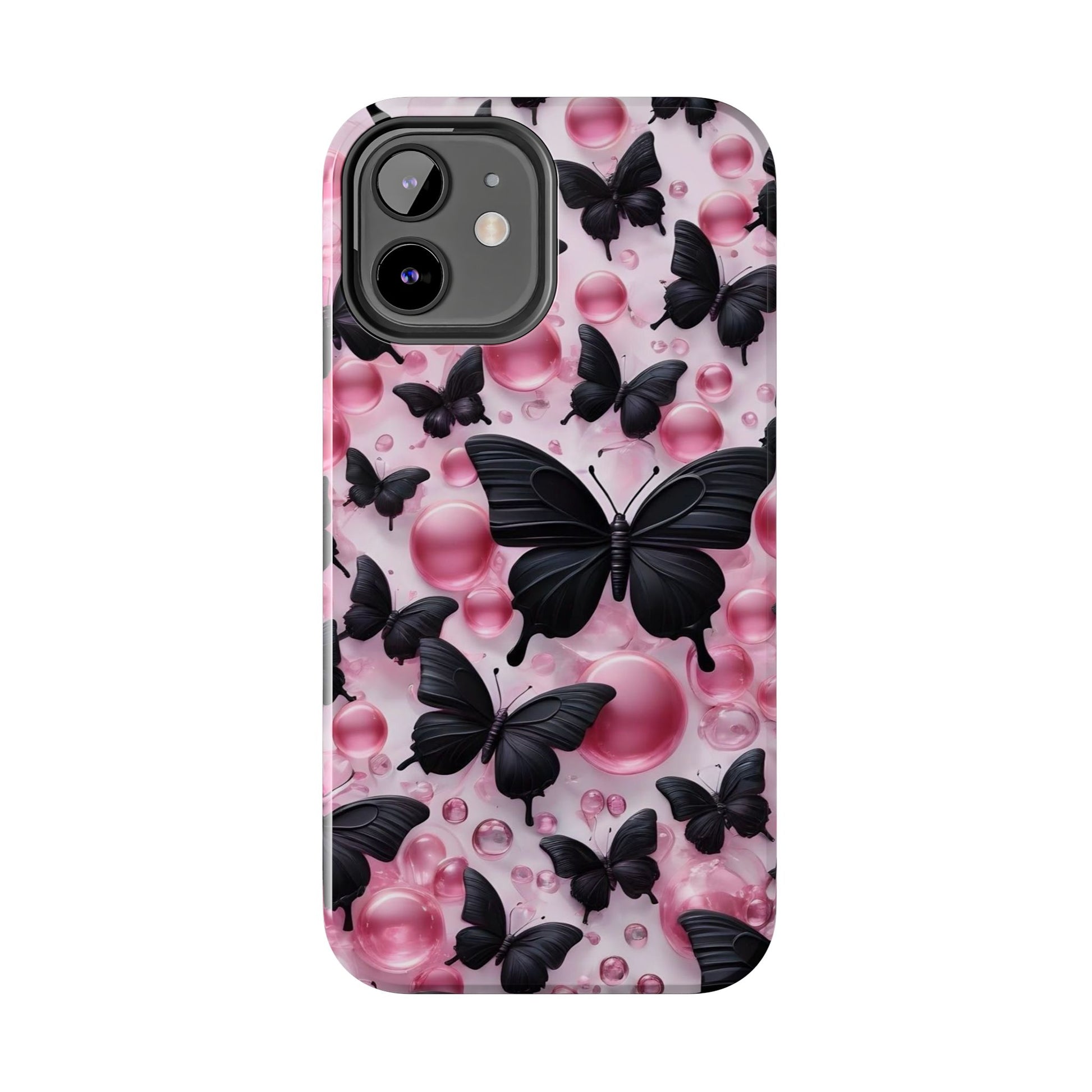 Pearls and Butterflies Theme Phone Cases for iPhones & Samsung Phones