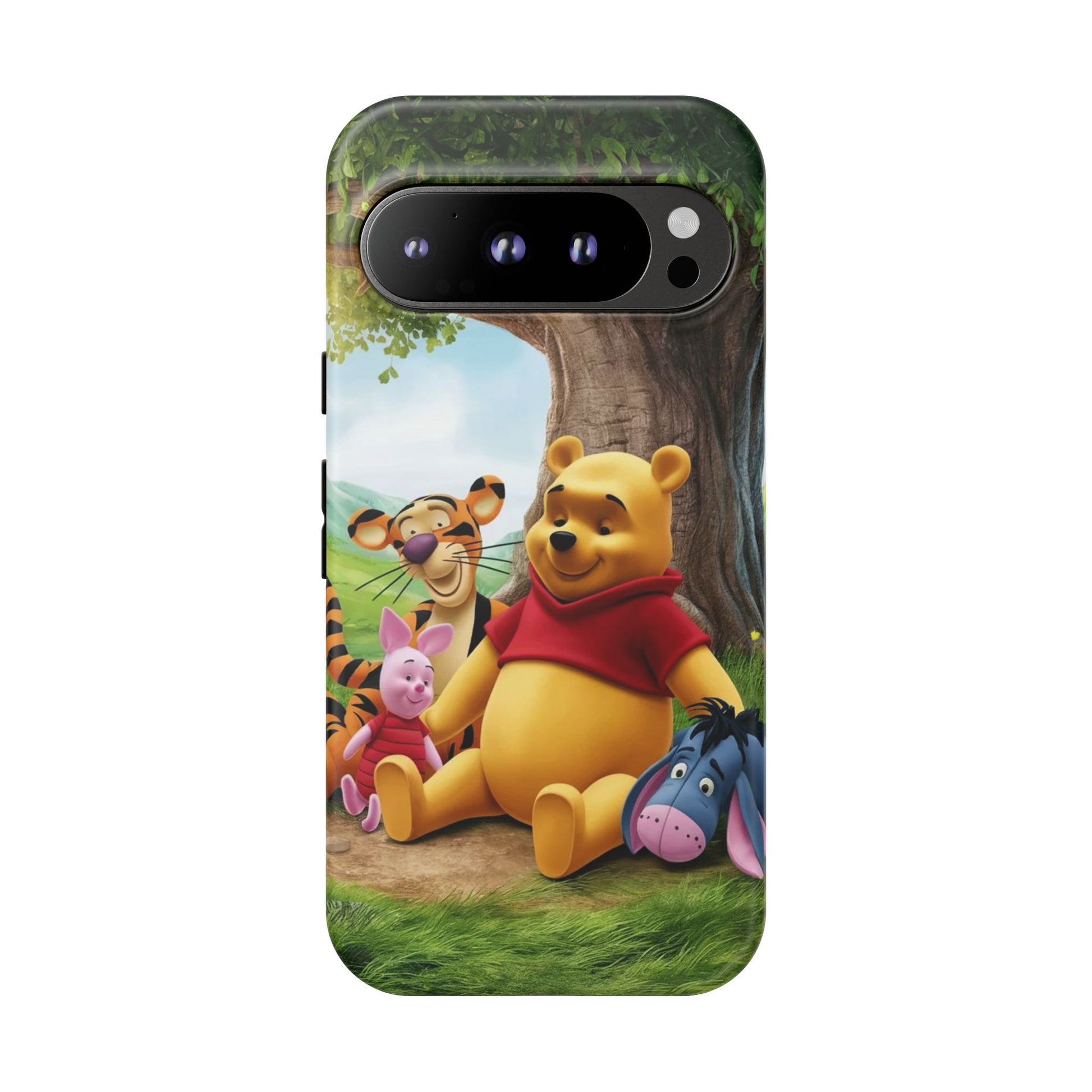 Cute Pooh Bear Phone Case, Tough Cases, Disney Phone for iPhones, Samsung, and Pixel