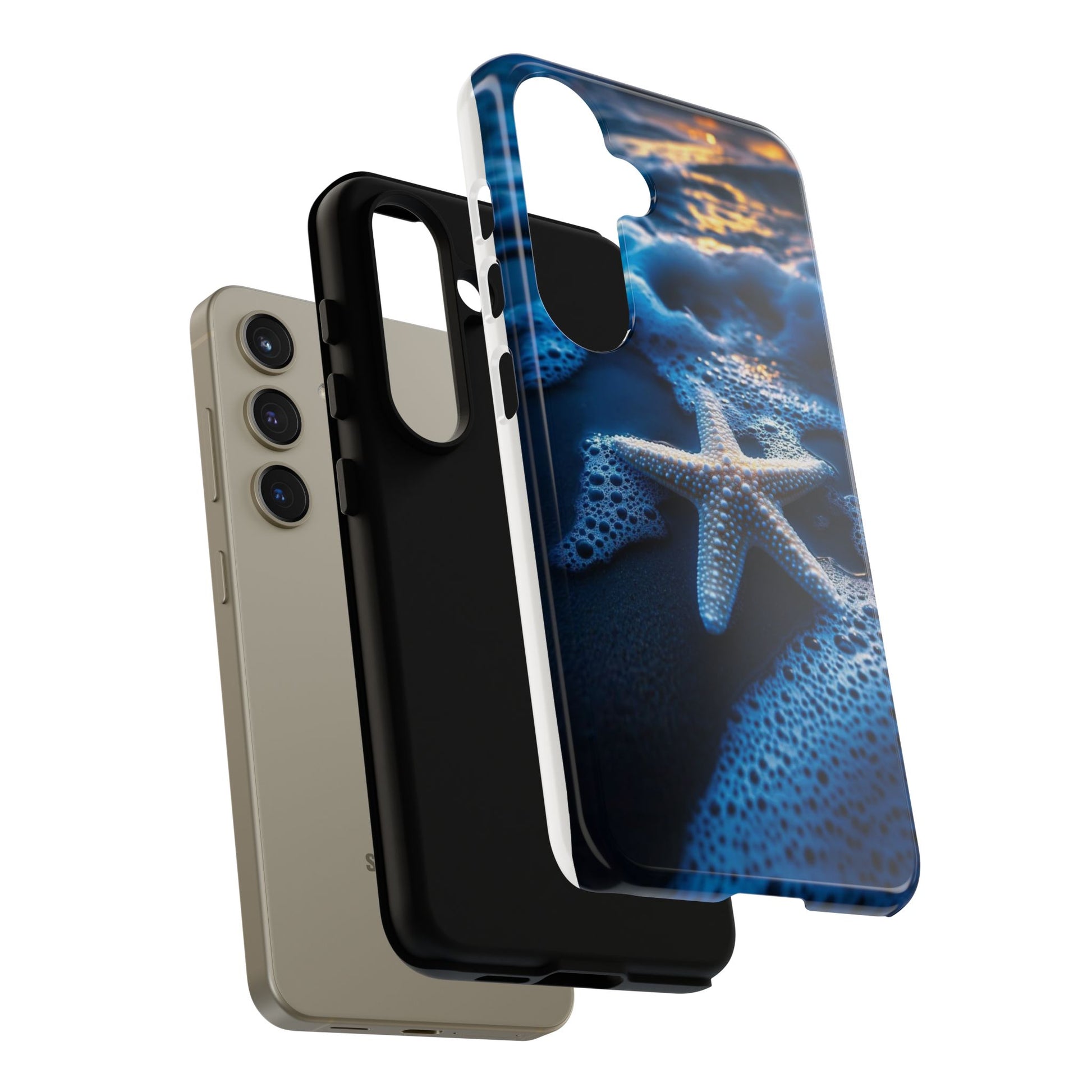 Starfish Beach Tough Cases for iPhones, Samsung, and Pixel