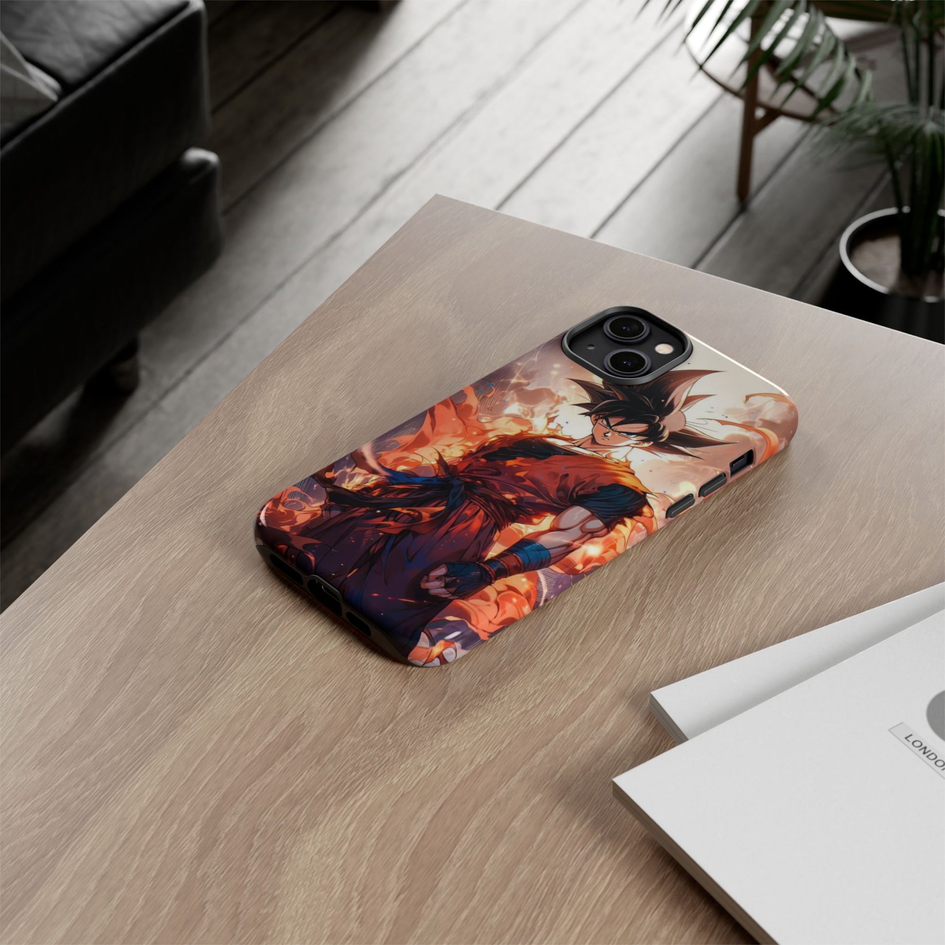Anime Manga Dragon Ball Z Goku Tough Cases for iPhones, Samsung, and Pixel