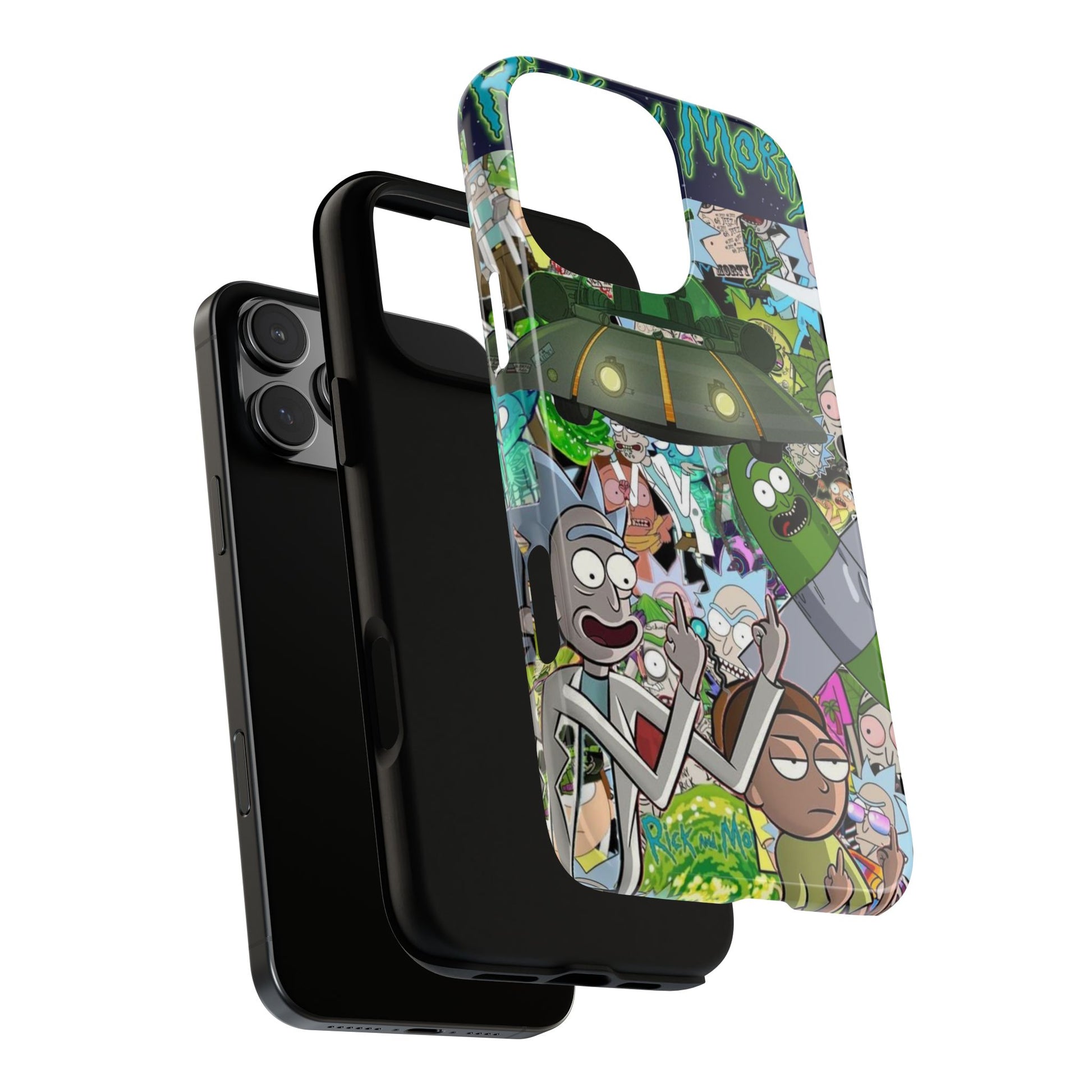 Rick and Morty Phone Case, Tough Cases for iPhones, Samsung, and Pixel
