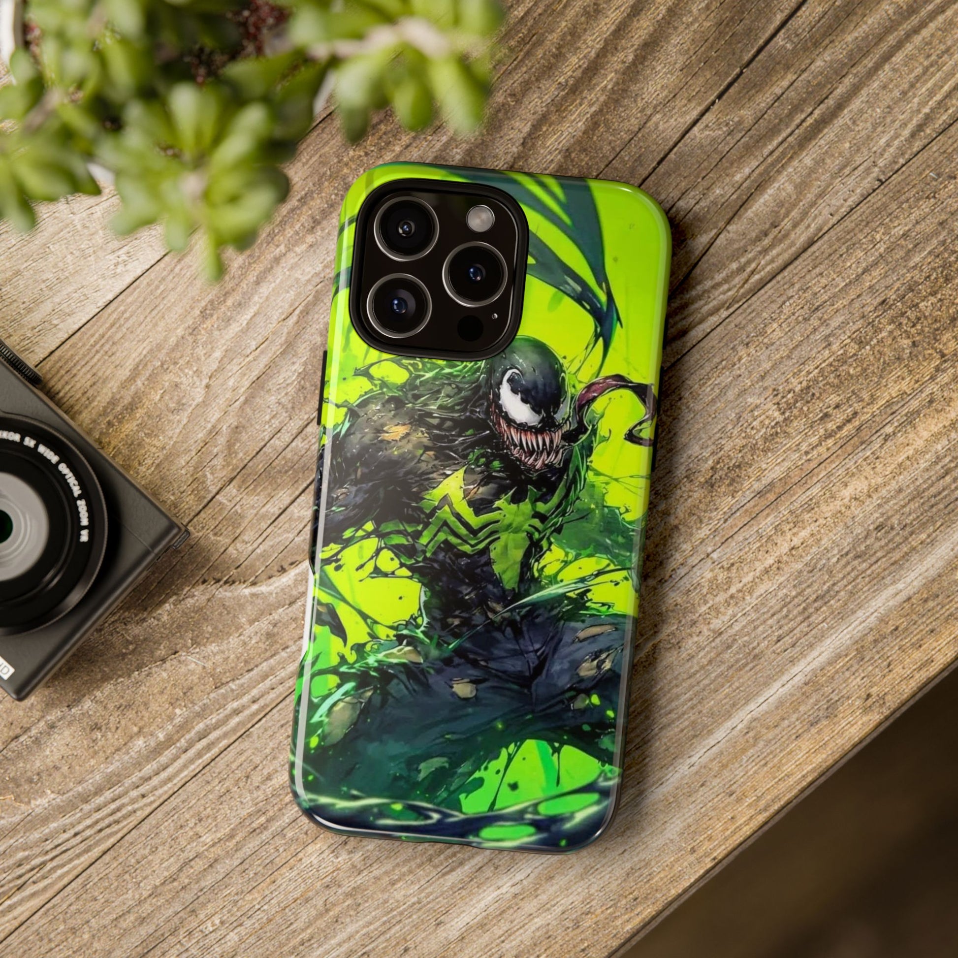 Evil Venom Phone Case, Tough Cases, Marvel Comics Phone for iPhones, Samsung, and Pixel