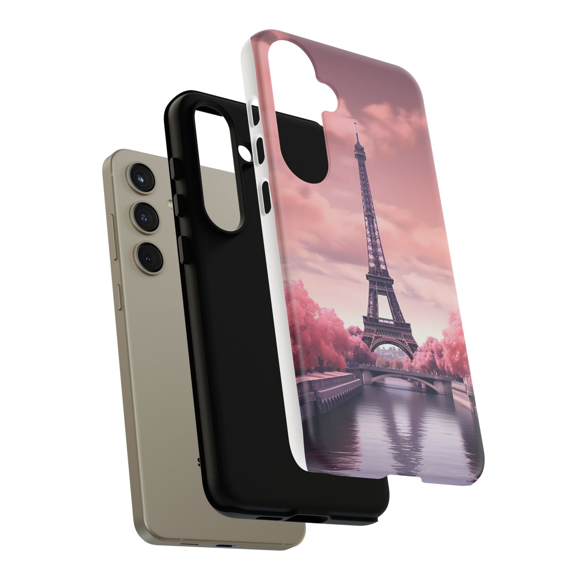 Eiffel Tower Paris Tough Cases for iPhones, Samsung, and Pixel