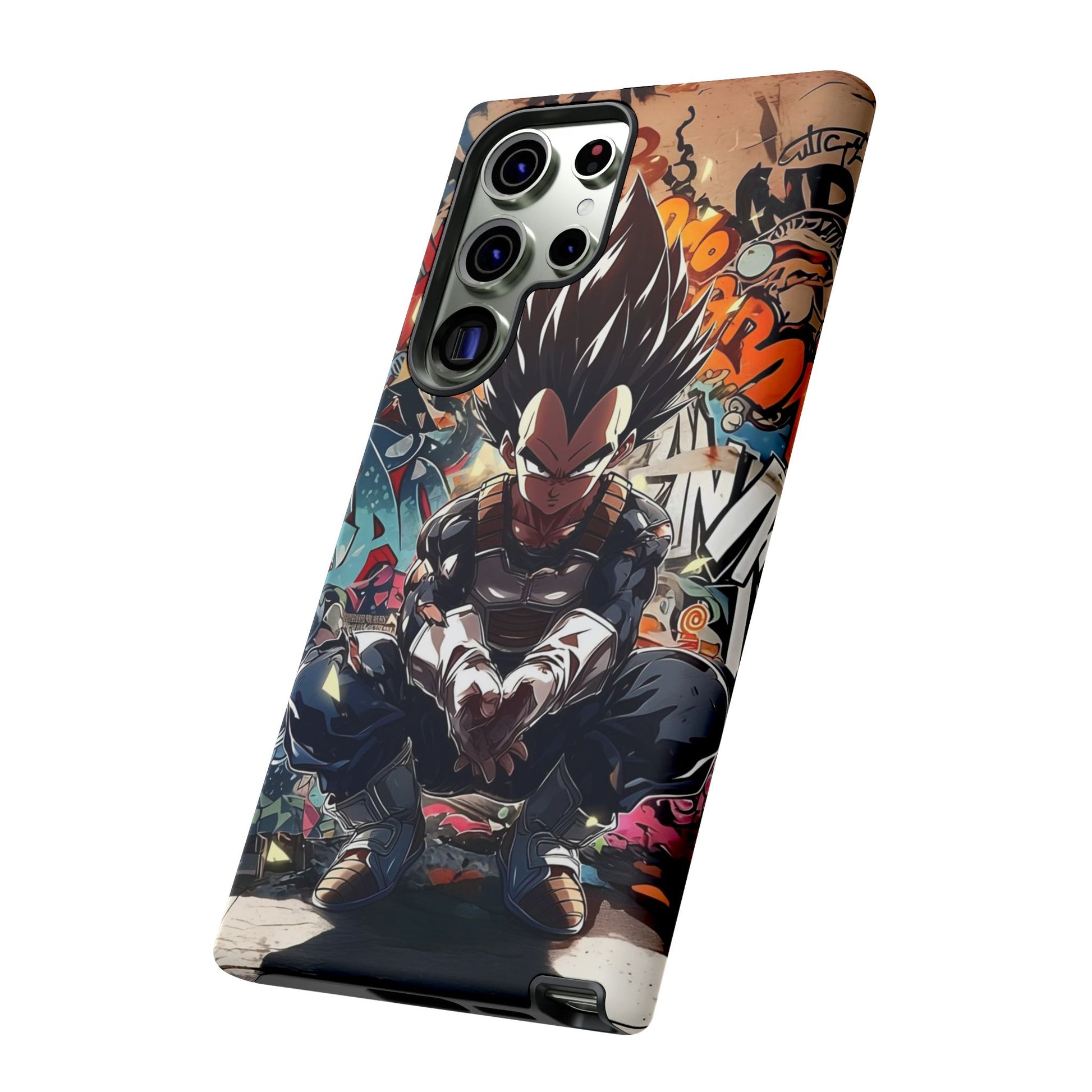 Anime Vegeta Dragon ball Z Tough Cases for iPhones, Samsung, and Pixel