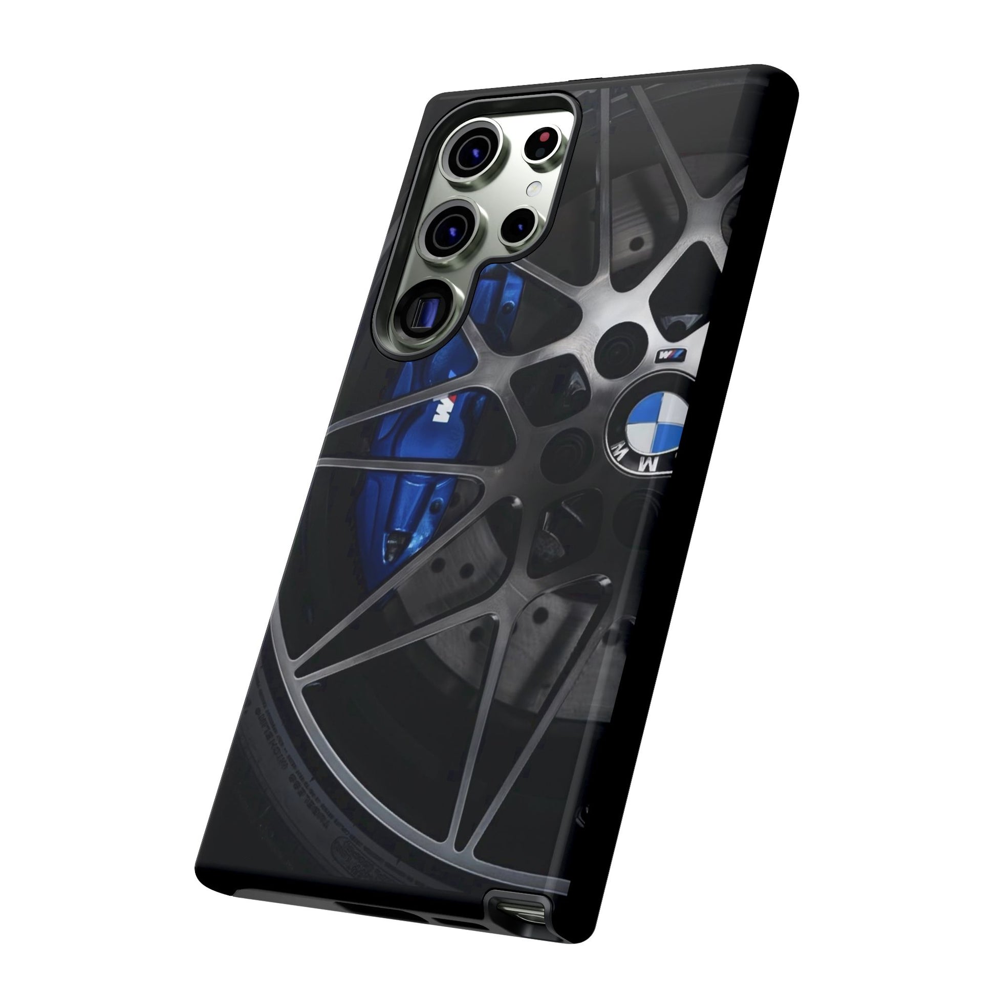 BMW M3 Racing Wheels Tough Cases for iPhones, Samsung, and Pixel