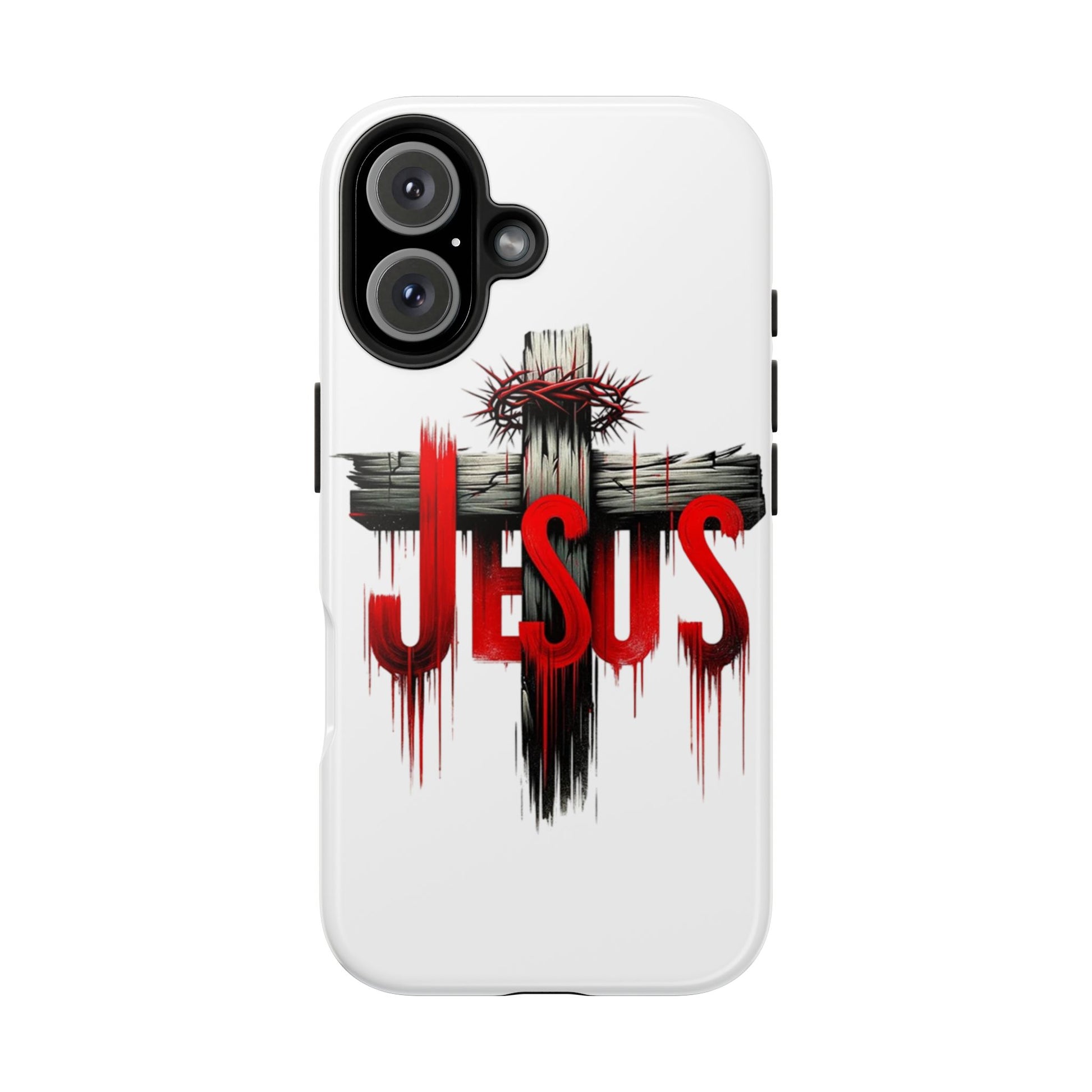 Jesus Cross and Crown Christian Theme Phone Cases for iPhones & Samsung Phones