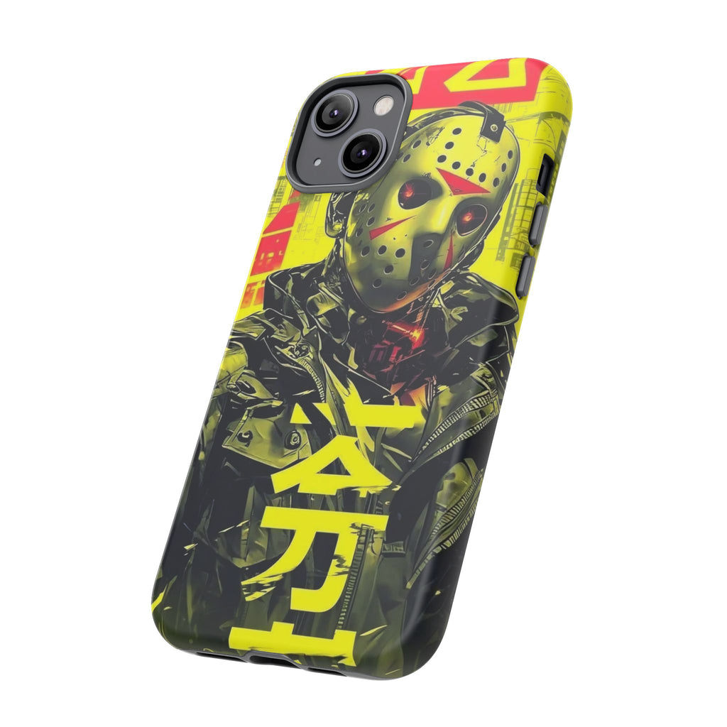 Cyberpunk X Jason Voorhees Tough Cases for iPhones, Samsung, and Pixel