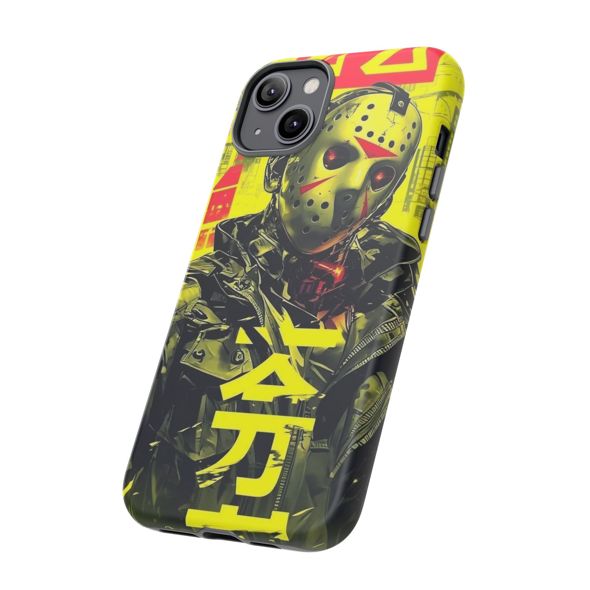 Cyberpunk X Jason Voorhees Tough Cases for iPhones, Samsung, and Pixel