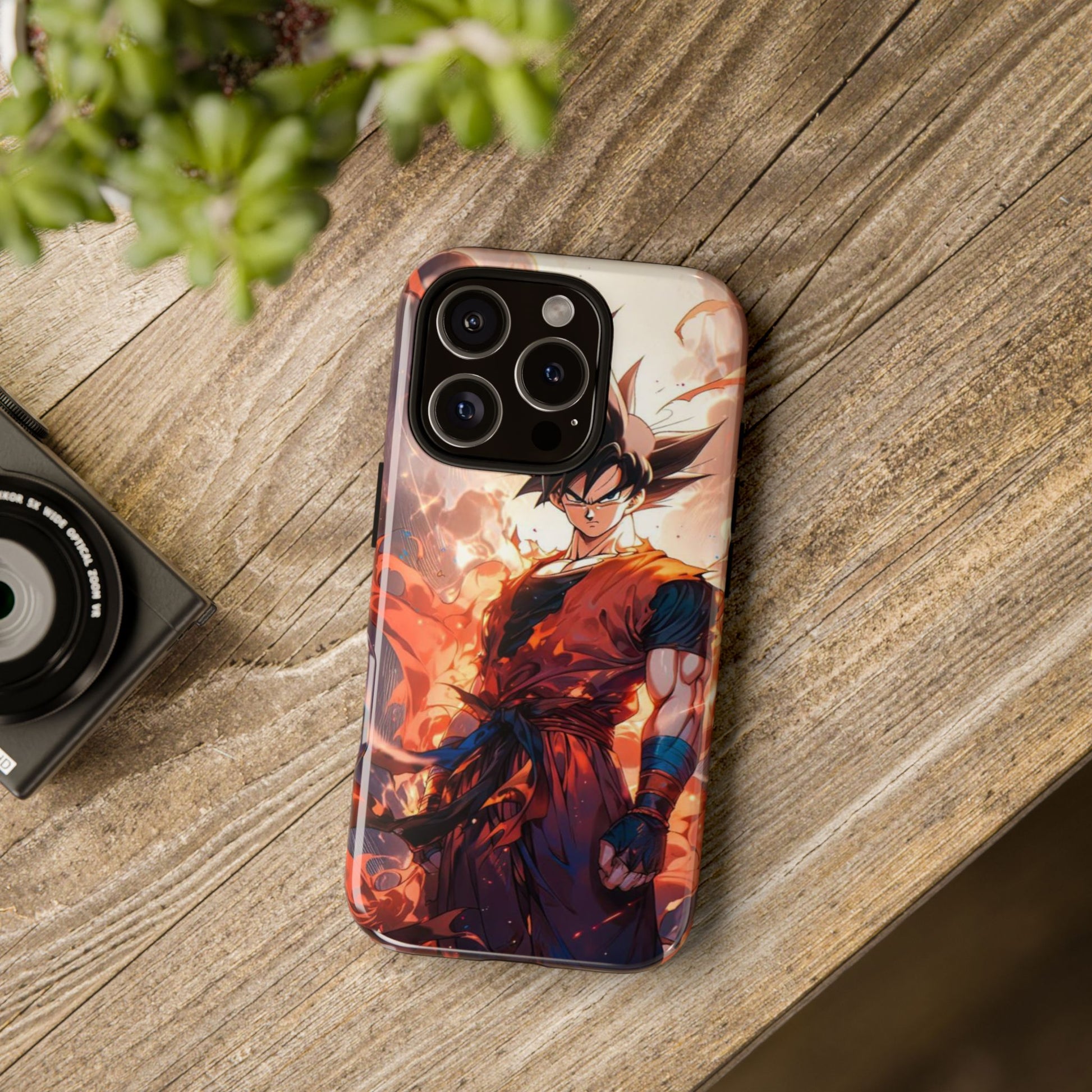 Anime Manga Dragon Ball Z Goku Tough Cases for iPhones, Samsung, and Pixel