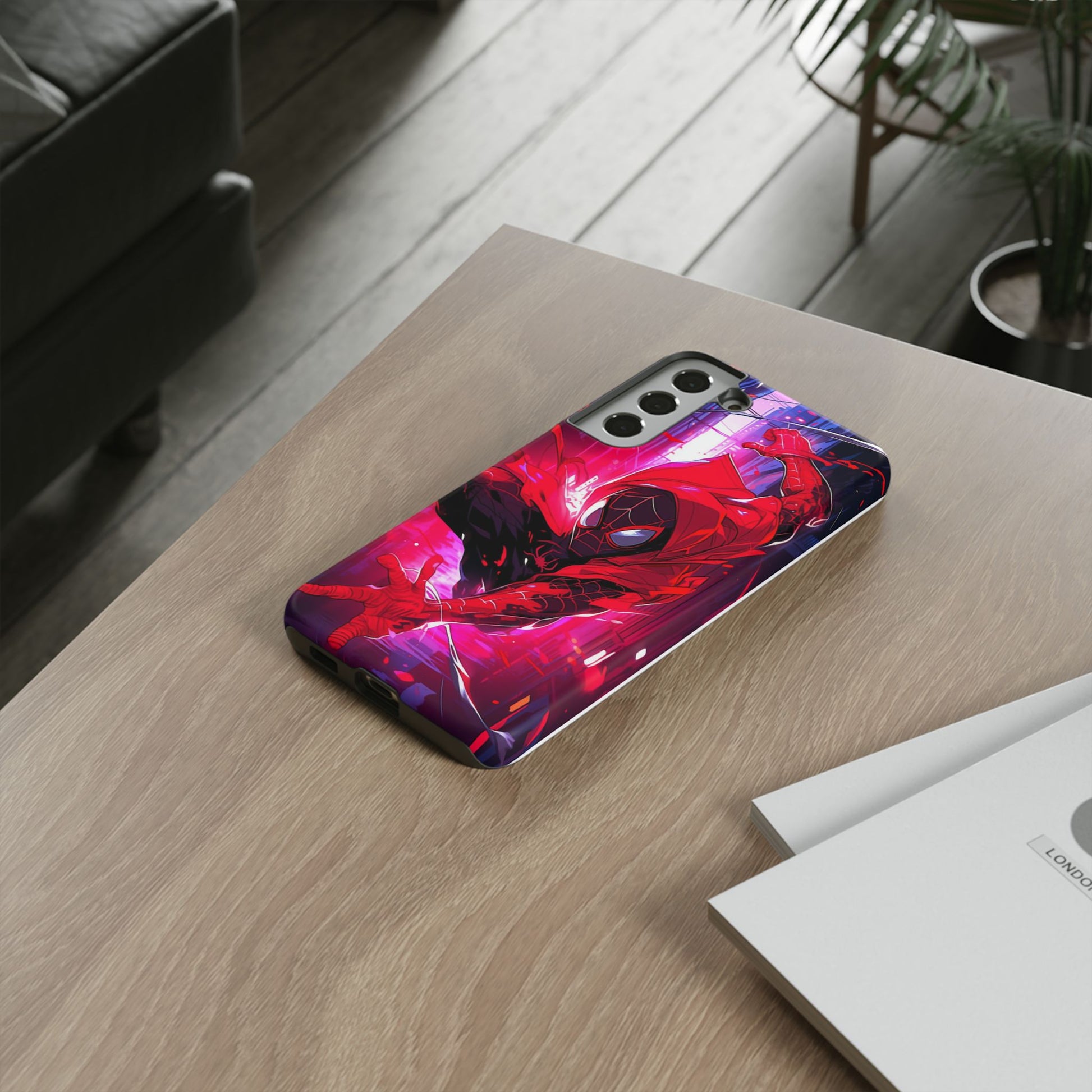 Miles Morales Spiderman Phone Case, Tough Cases for iPhones, Samsung, and Pixel