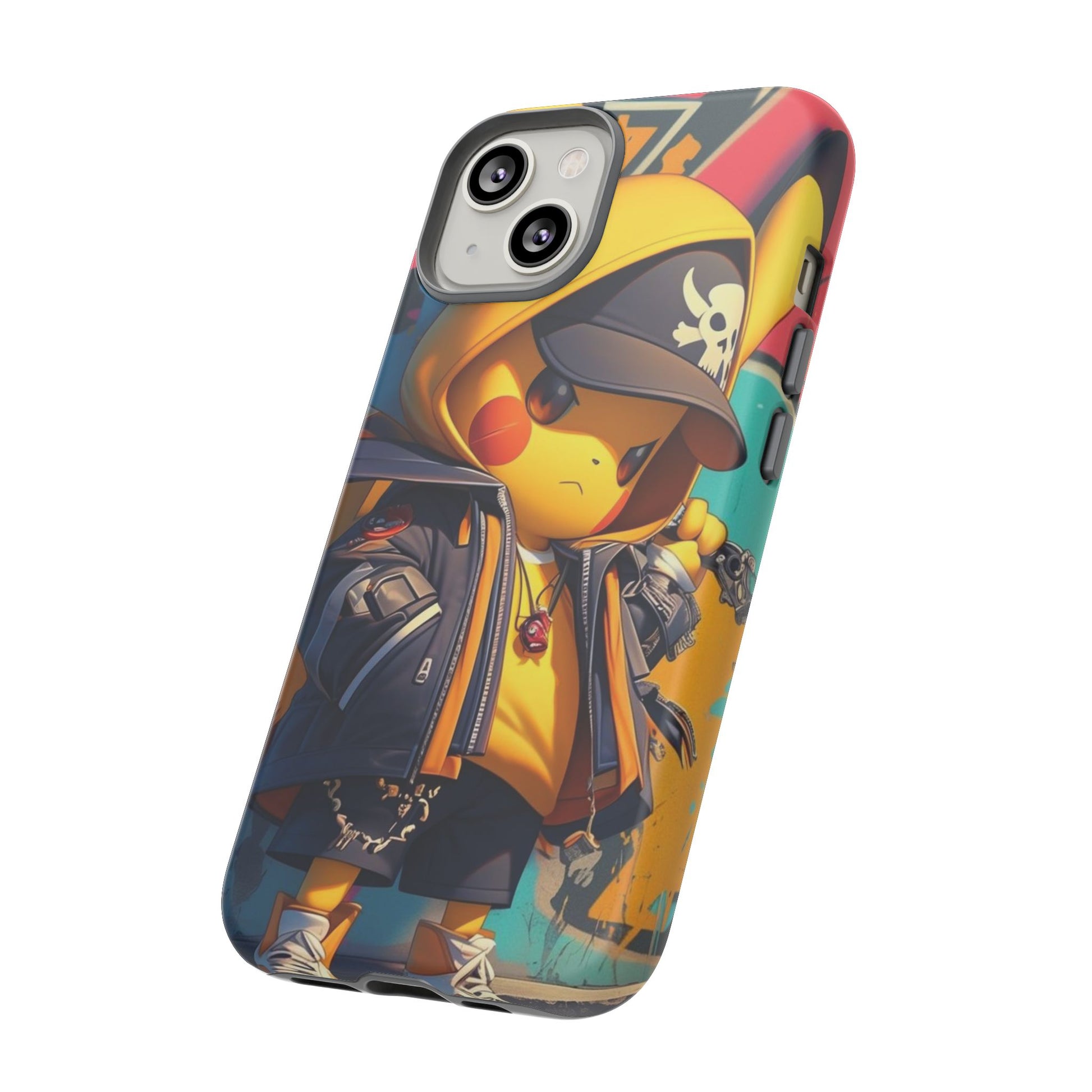 Cute Poke Bear Phone Case, Tough Cases for iPhones, Samsung, and Pixel