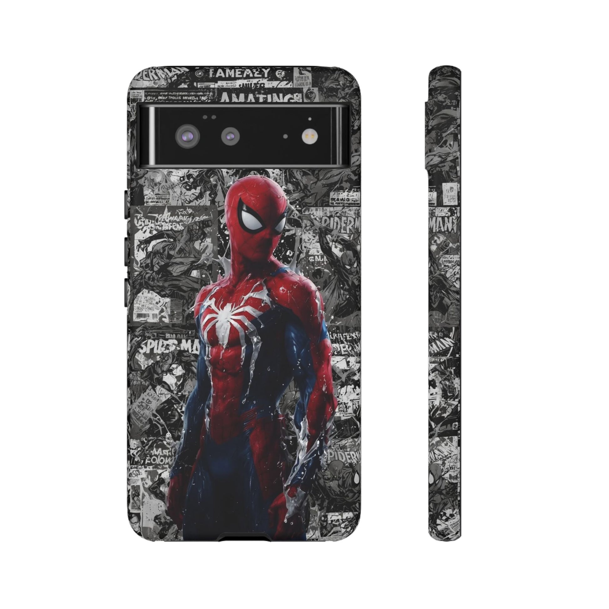 Spiderman Phone Case, Tough Cases for iPhones, Samsung, and Pixel