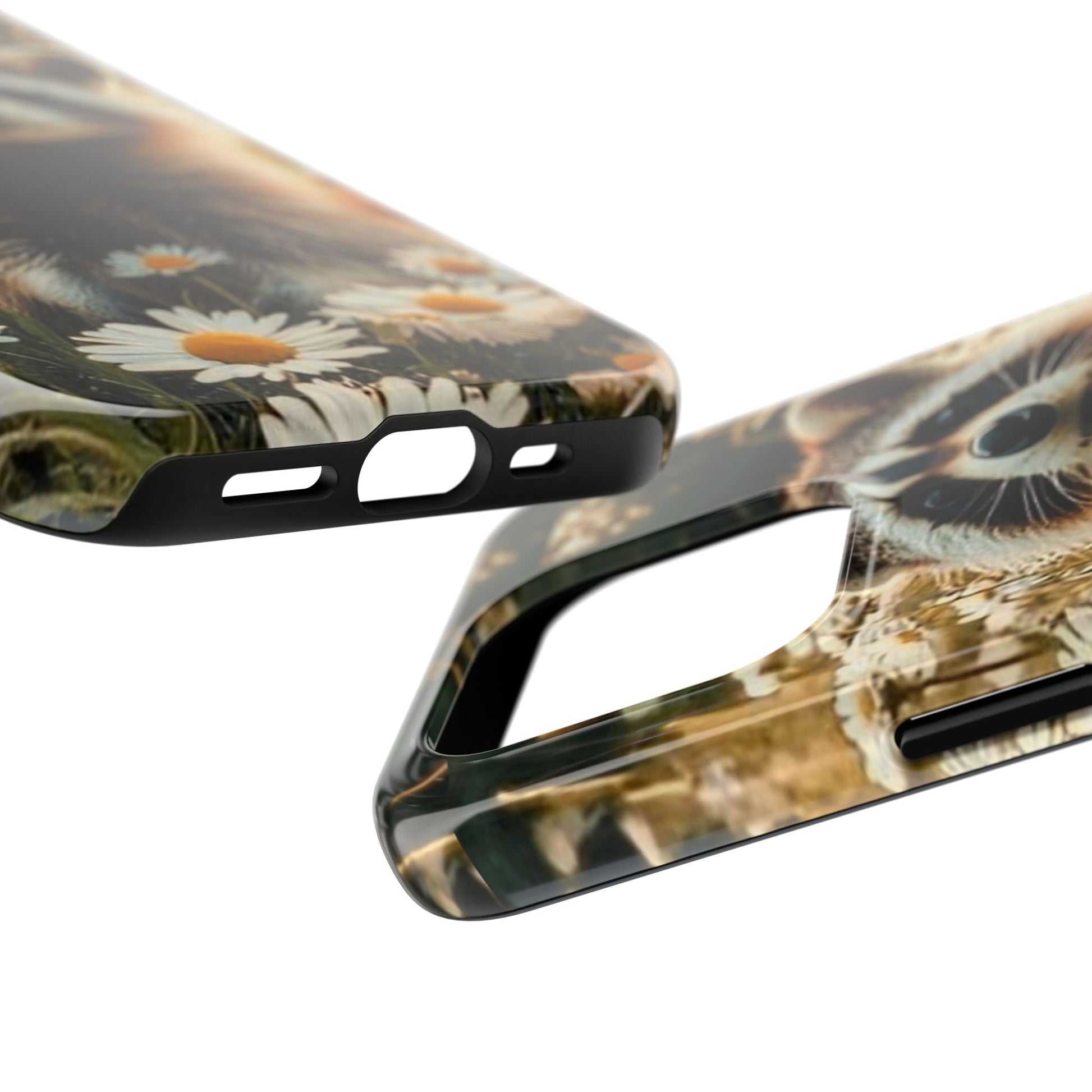 Cute Raccoon Theme Phone Cases for iPhones & Samsung Phones