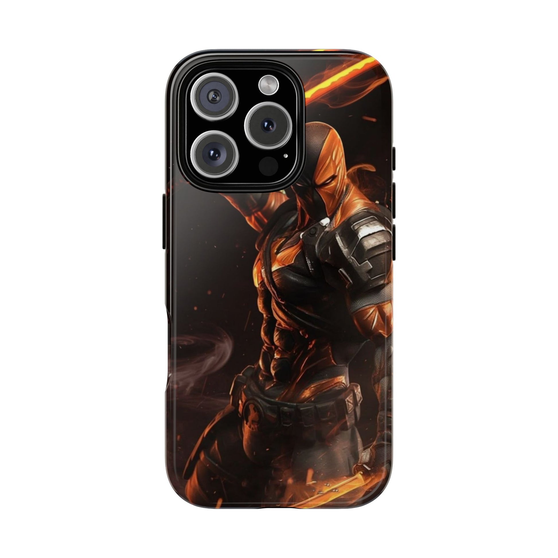 DC Comics Death Stroke Tough Cases for iPhones, Samsung, and Pixel