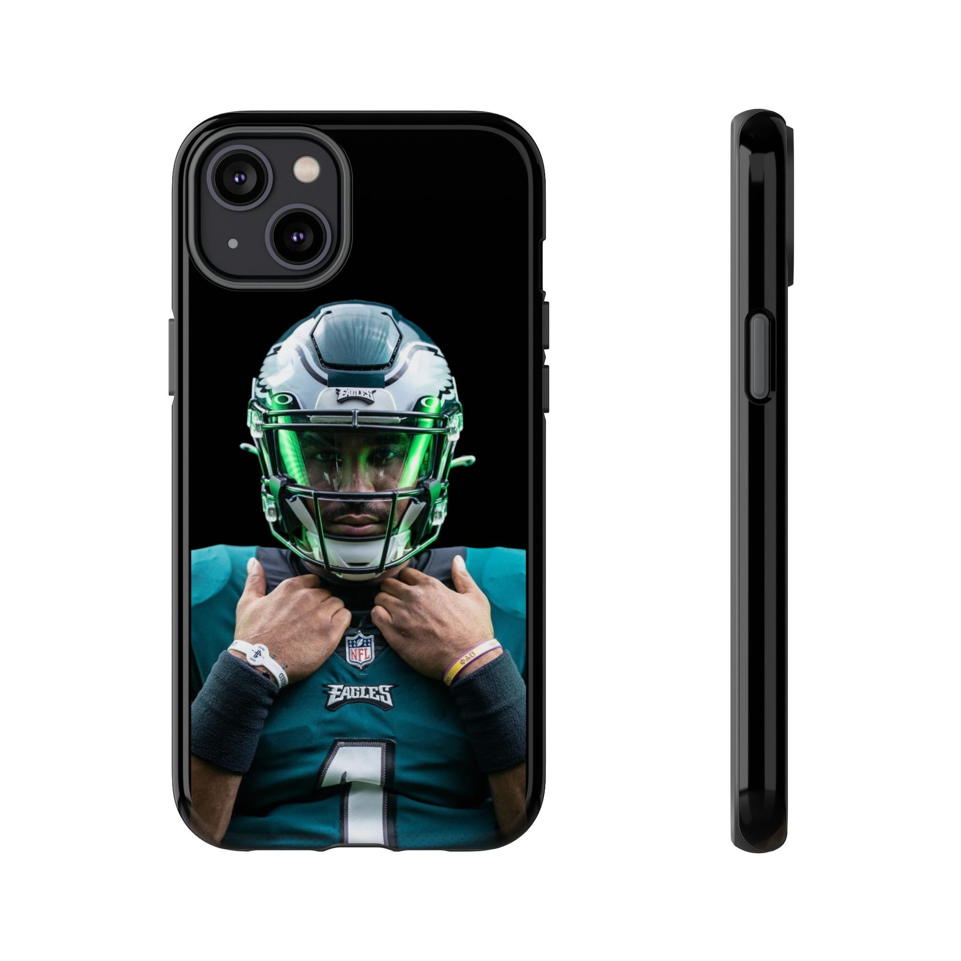 Eagles Football Jalen Hurts Tough Cases for iPhones, Samsung, and Pixel
