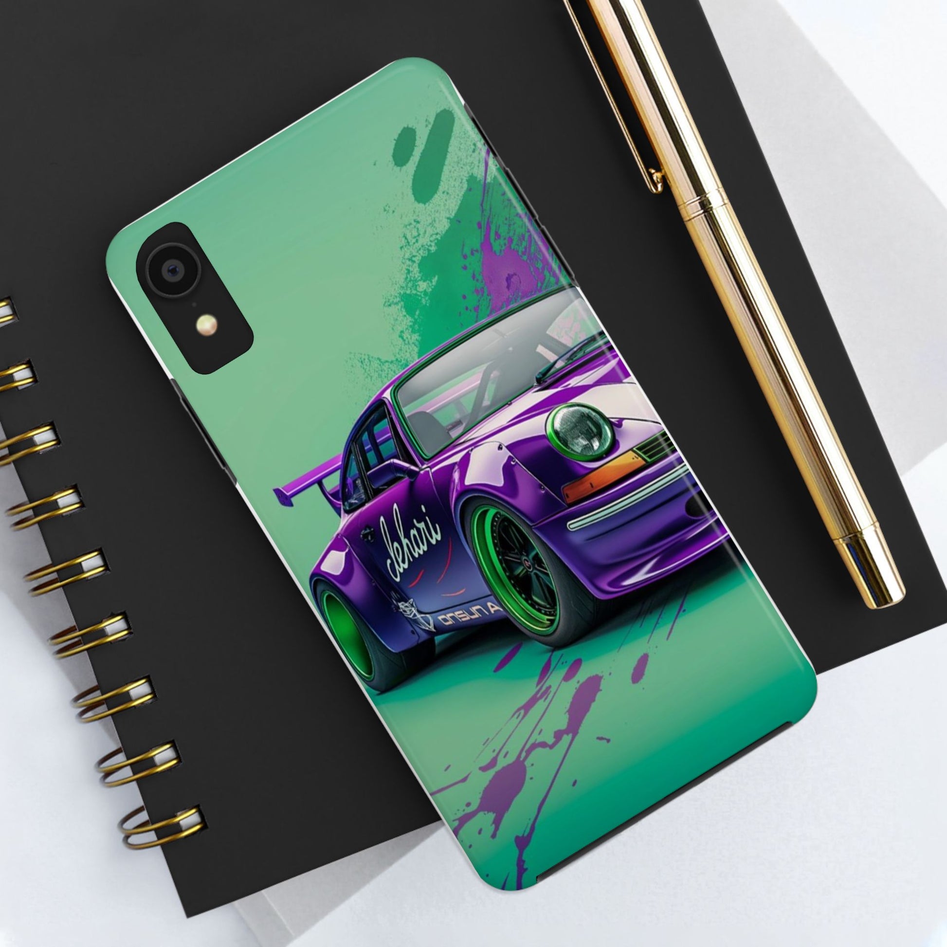 Purple 911 Carerra GT Theme Phone Case for iPhone & Samsung Galaxy Phones