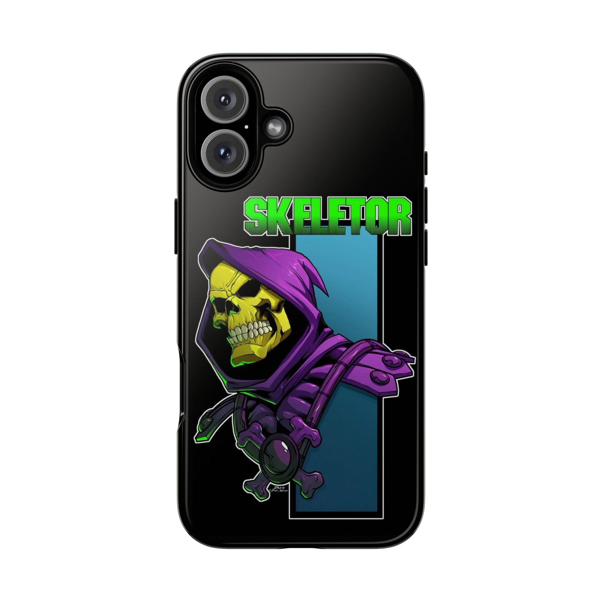 Skeletor Tough Cases for iPhones, Samsung, and Pixel