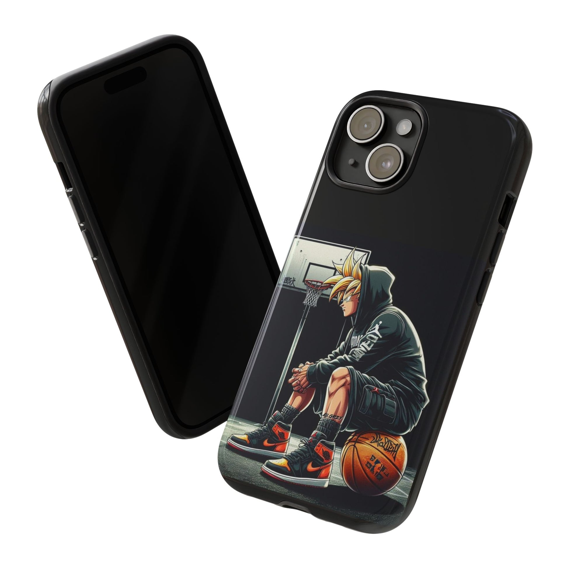 Son Goku Basketball Tough Cases for iPhones, Samsung, and Pixel
