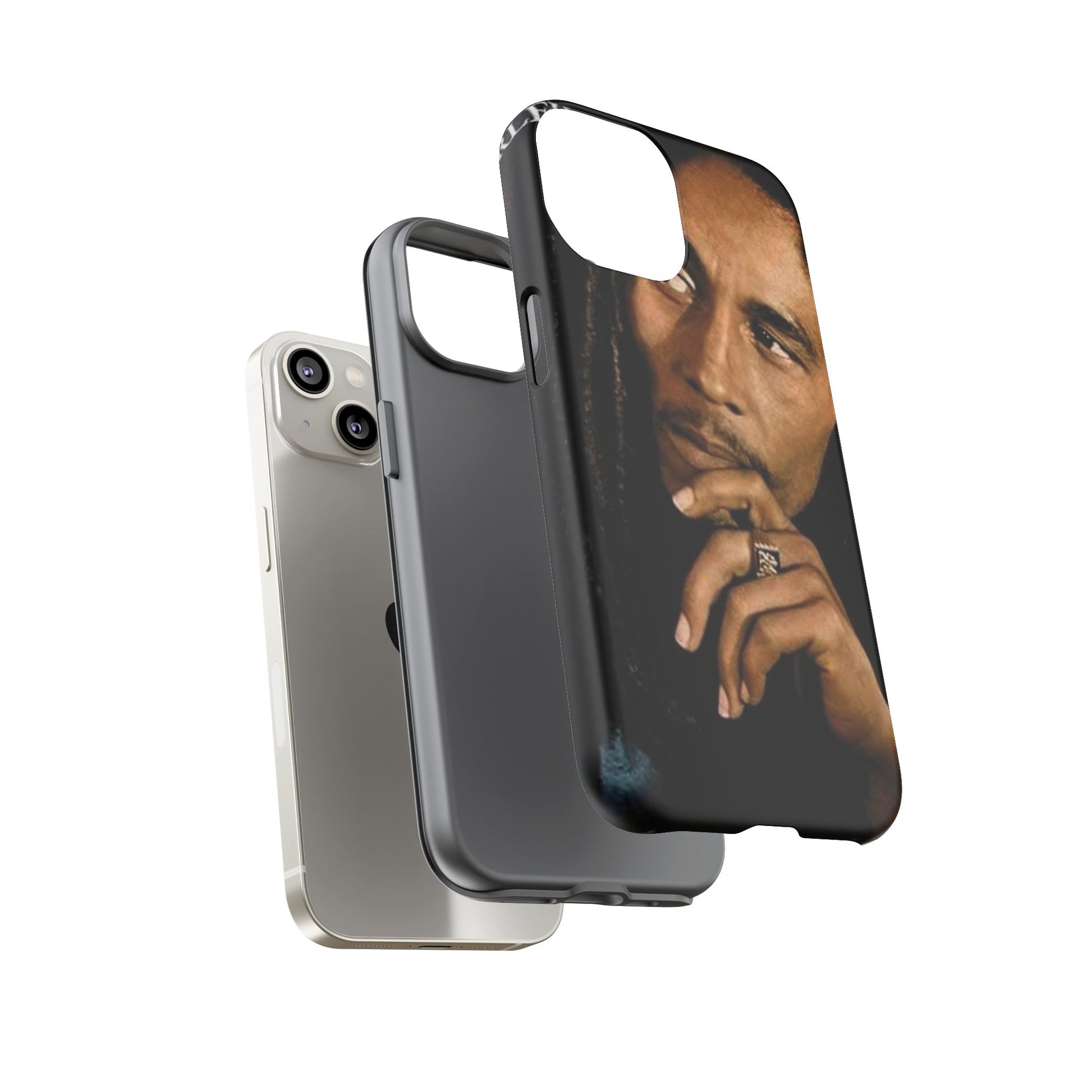 Marley Reggae Tough Cases for iPhones, Samsung, and Pixel