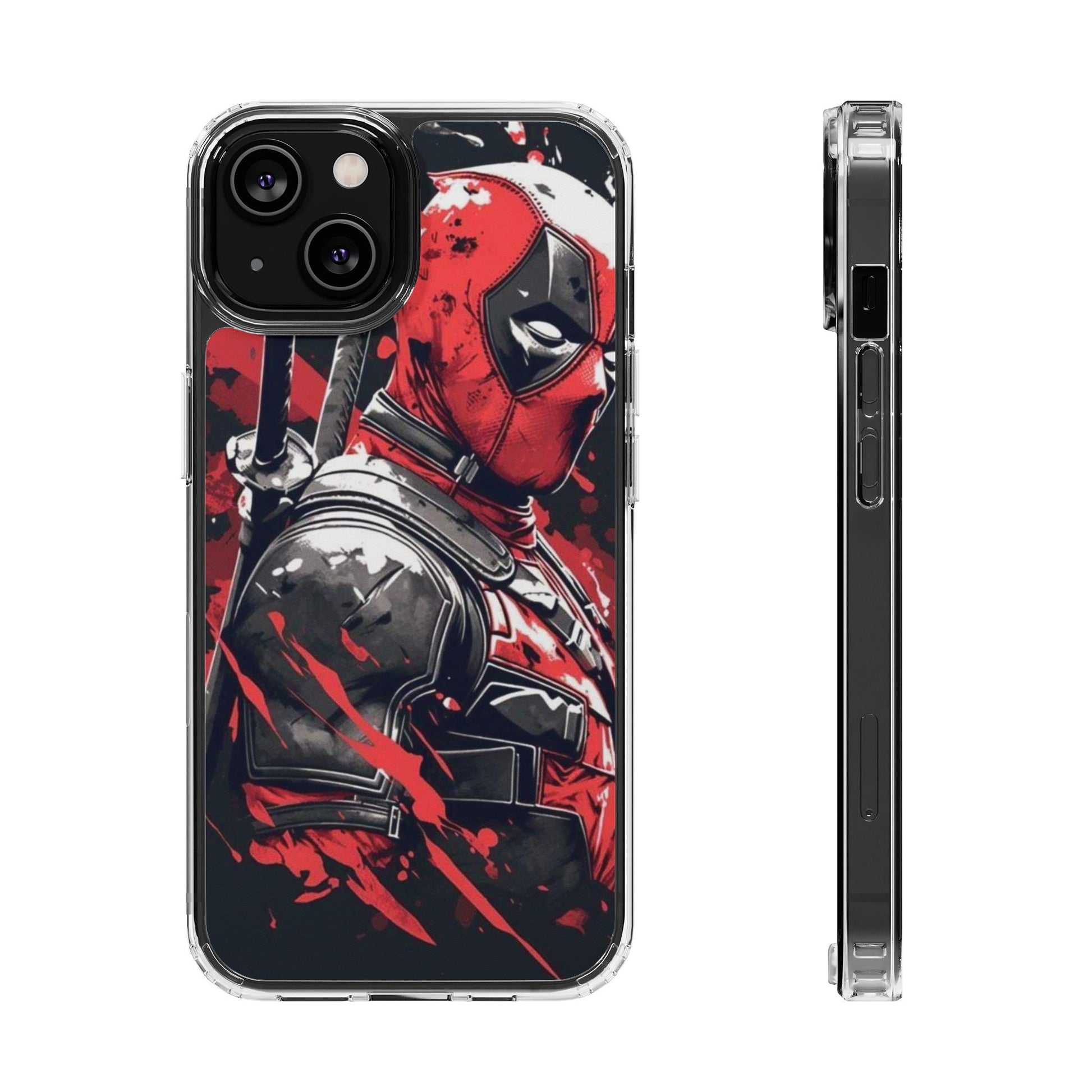 Phone Case, Deadpool Inspired, Iphone, Samsung, Marvel Gift, Comic Book Fan,