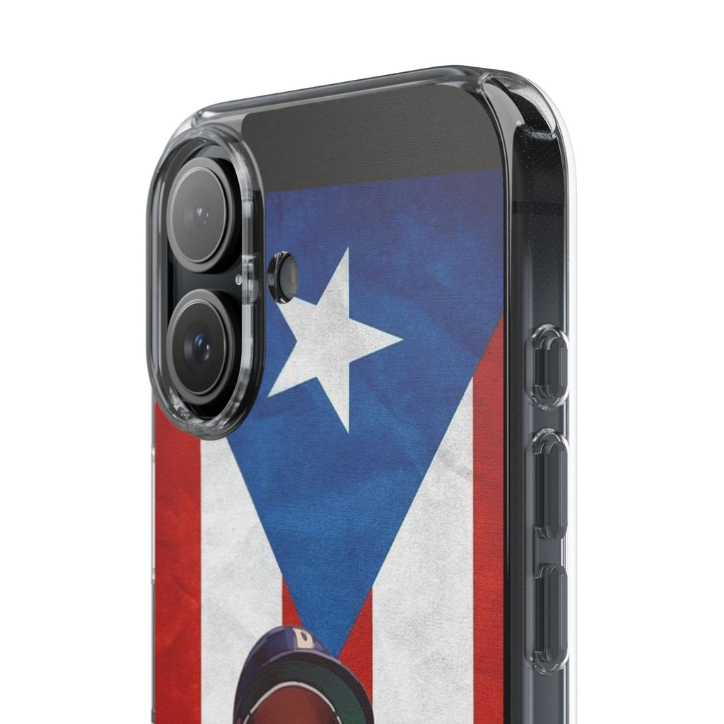 Puerto Rican Baseball Legend Clemente inspired Protective Iphone, Samsung case