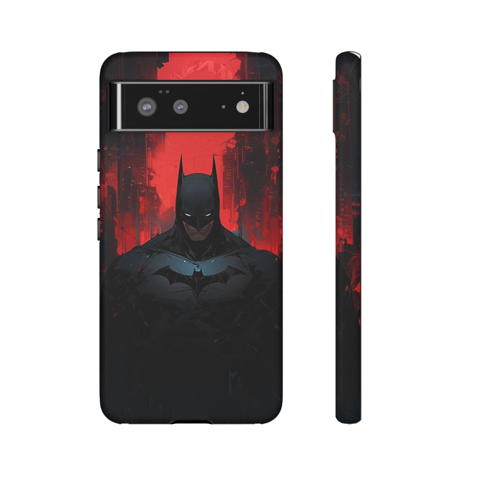 The Dark Knight Batman Tough Cases for iPhones, Samsung, and Pixel