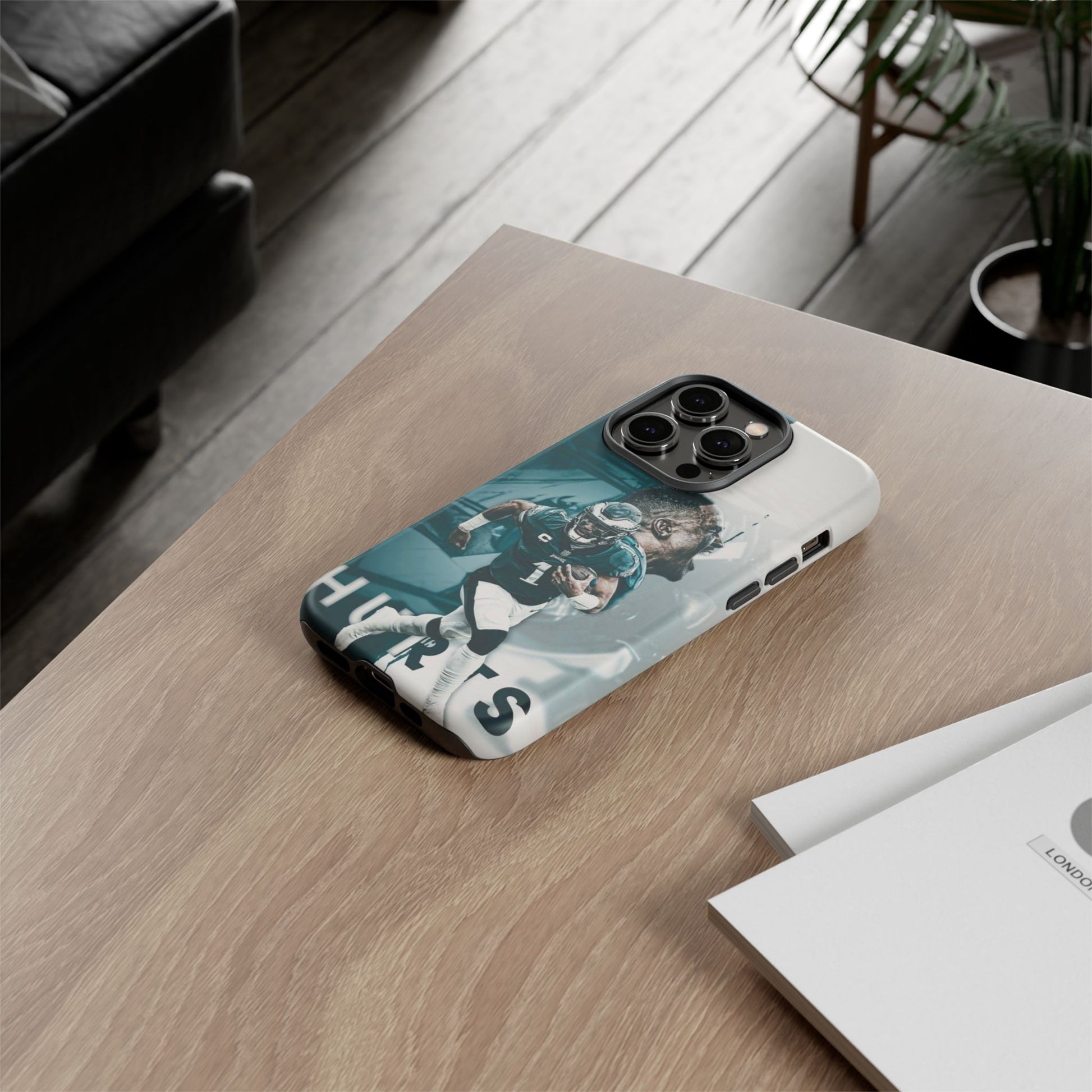 Jalen Hurts Eagles Football Tough Cases for iPhones, Samsung, and Pixel