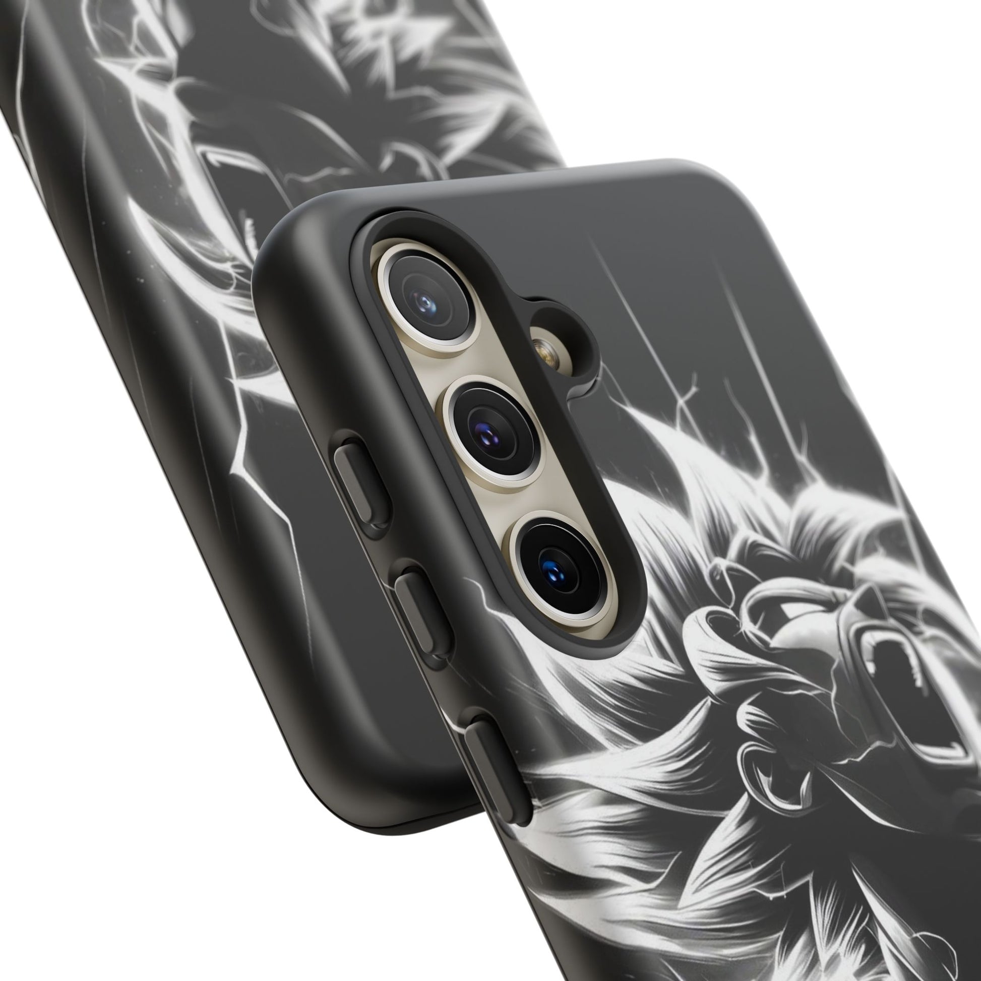 Anime Saiyan Rage Dragon ball Z Tough Cases for iPhones, Samsung, and Pixel